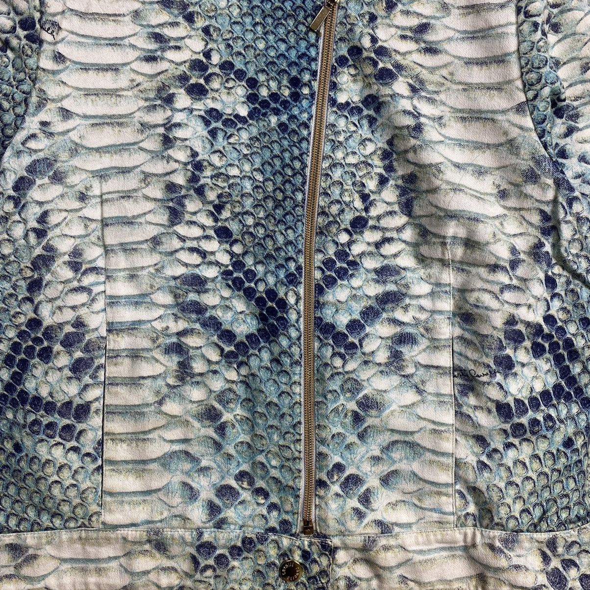 Roberto Cavalli Vintage roberto caballi snake skin print jacket Size S / US 4 / IT 40 - 4 Thumbnail