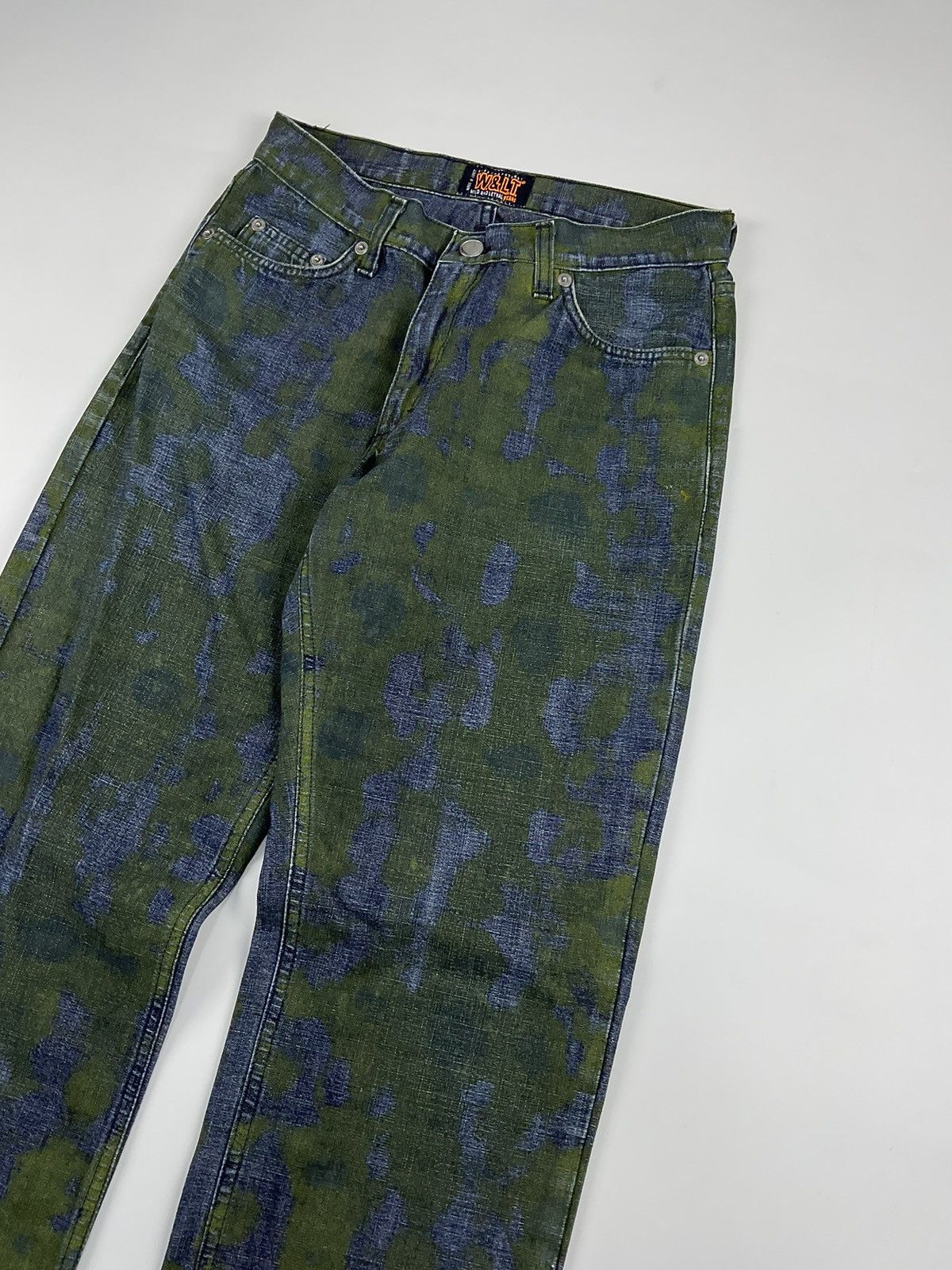 Walter Van Beirendonck Walter Van Beirendonck Hand Painted Moss Jeans Size US 28 / EU 44 - 4 Thumbnail