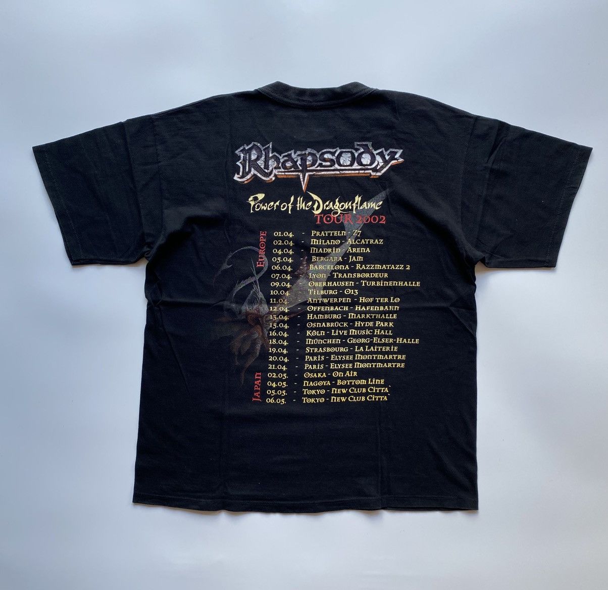 Band Tees Rhapsody Power of the Dragonflame Size US M / EU 48-50 / 2 - 2 Thumbnail