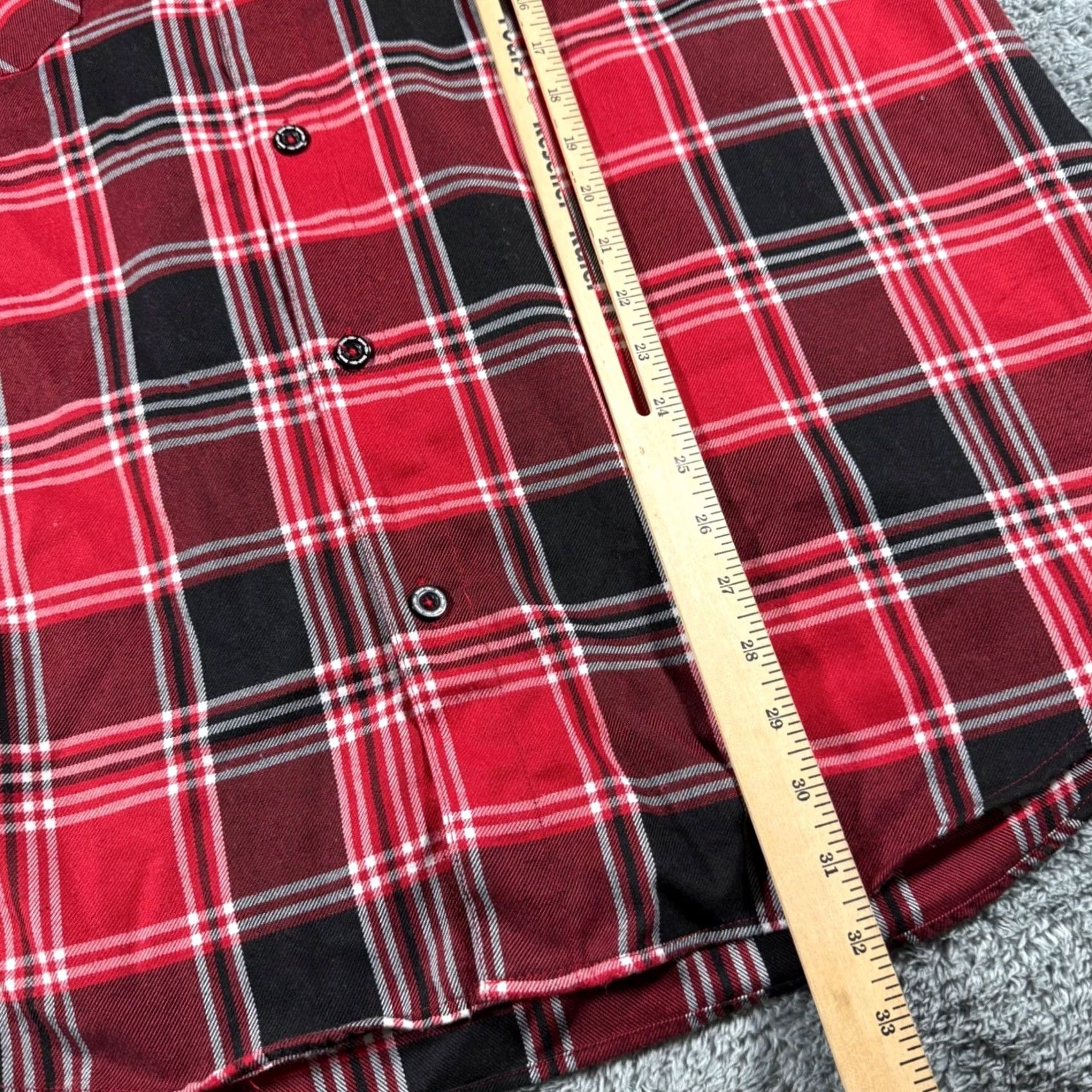 Vintage Dixxon Flannel Shirt Mens XL Red Black Plaid Limited Edition Snap-on Button-Up Size US XL / EU 56 / 4 - 5 Thumbnail