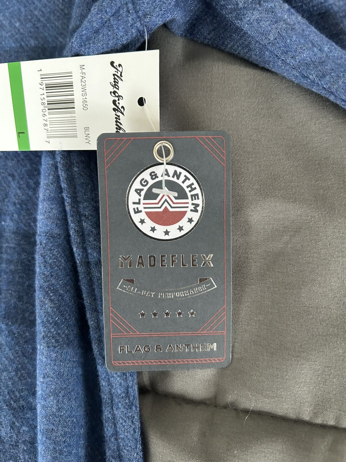 Flag & Anthem Flag and Anthem Men’s Blue Flannel Size US L / EU 52-54 / 3 - 4 Thumbnail