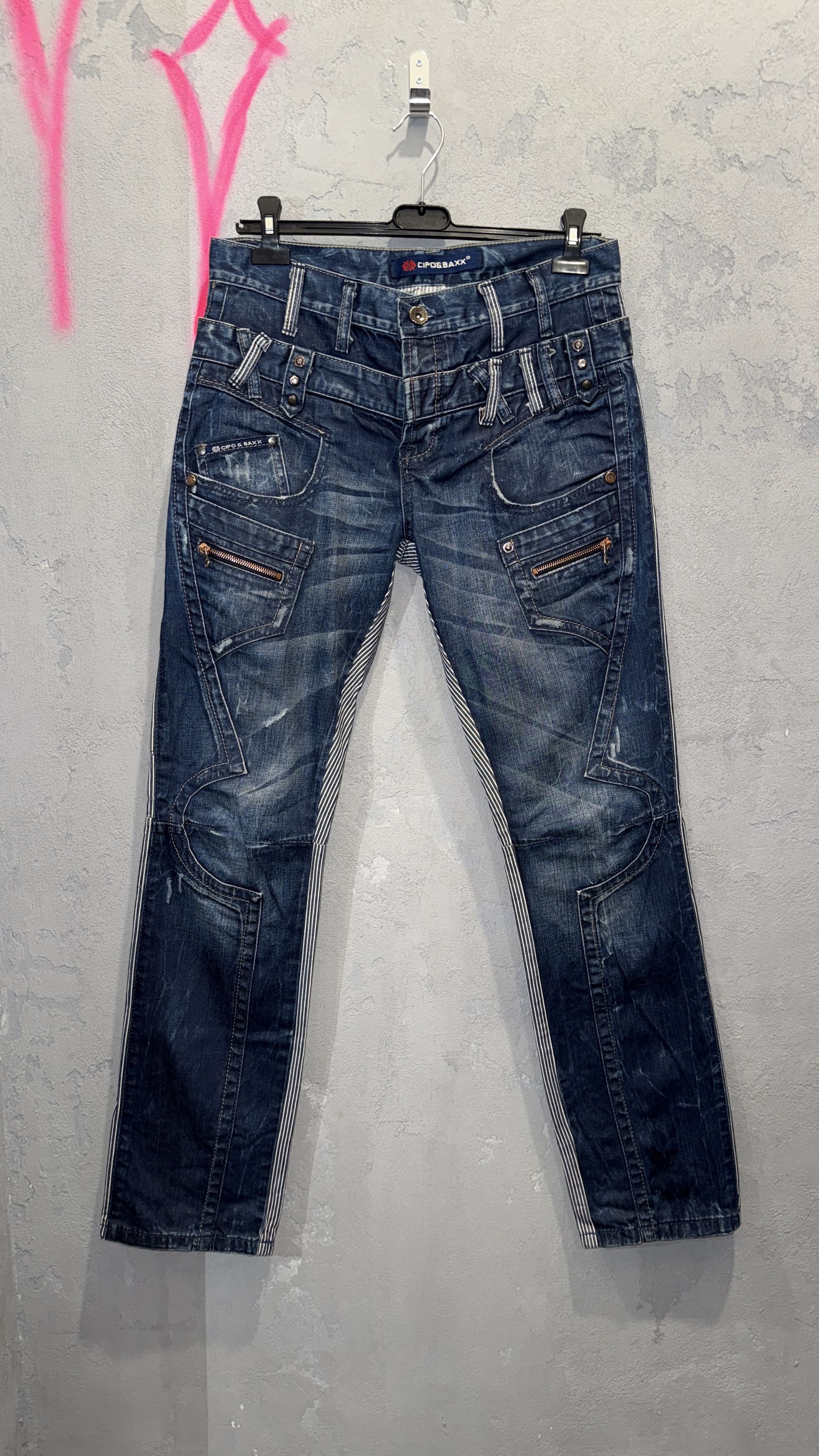 Other Cipo&Baxx crazy avant garde jeans - W32L32 Size US 32 / EU 48 - 9 Thumbnail