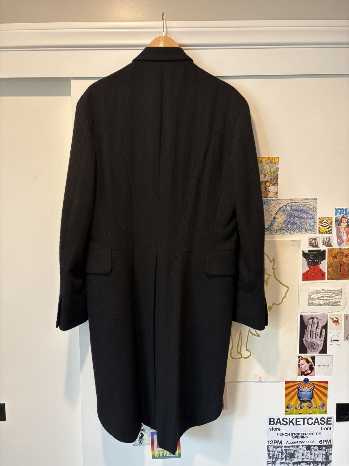 Yohji Yamamoto Yohji Yamamoto Asymmetrical Frank Coat Size US M / EU 48-50 / 2 - 2 Thumbnail