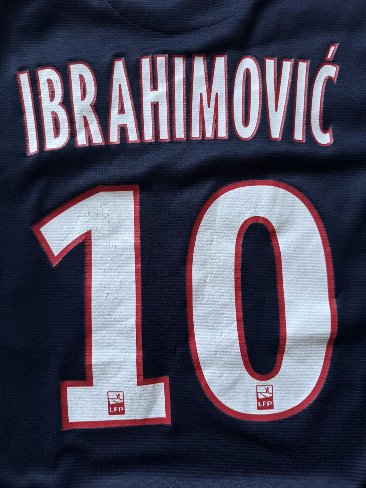 Nike NIKE PARIS SAINT GERMAIN2014/15 SOCCER JERSEY #10IBRAHIMOVIC Size US L / EU 52-54 / 3 - 12 Thumbnail