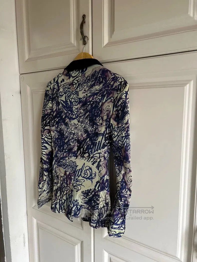 Comme des Garcons Tattoo Print Blazer.