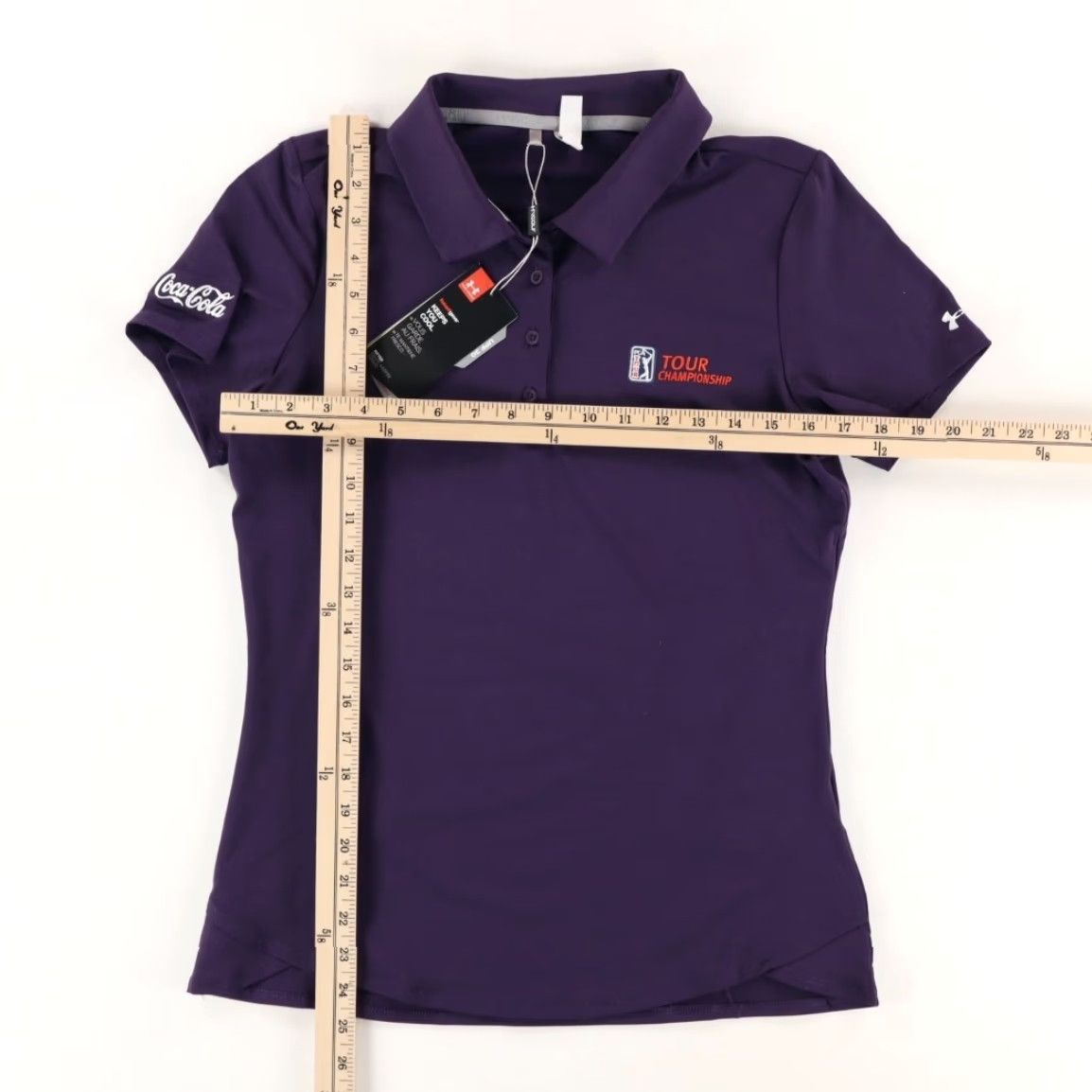Under Armour Under Armour Tour Chamionship Golf Stretch Solid Polo Shirt Purple Women's M Size M / US 6-8 / IT 42-44 - 3 Thumbnail
