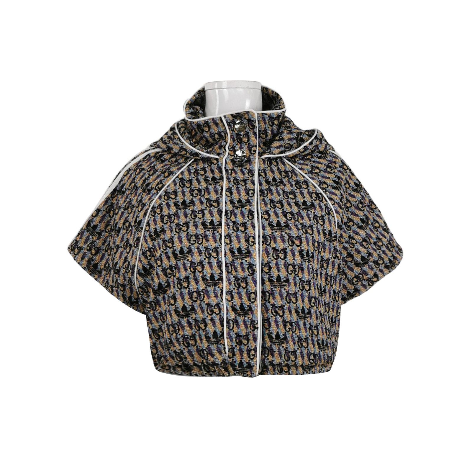 Gucci Adidas x Gucci Monogram Hooded Jacket Size 38 Size XS / US 0-2 / IT 36-38 - 1 Thumbnail