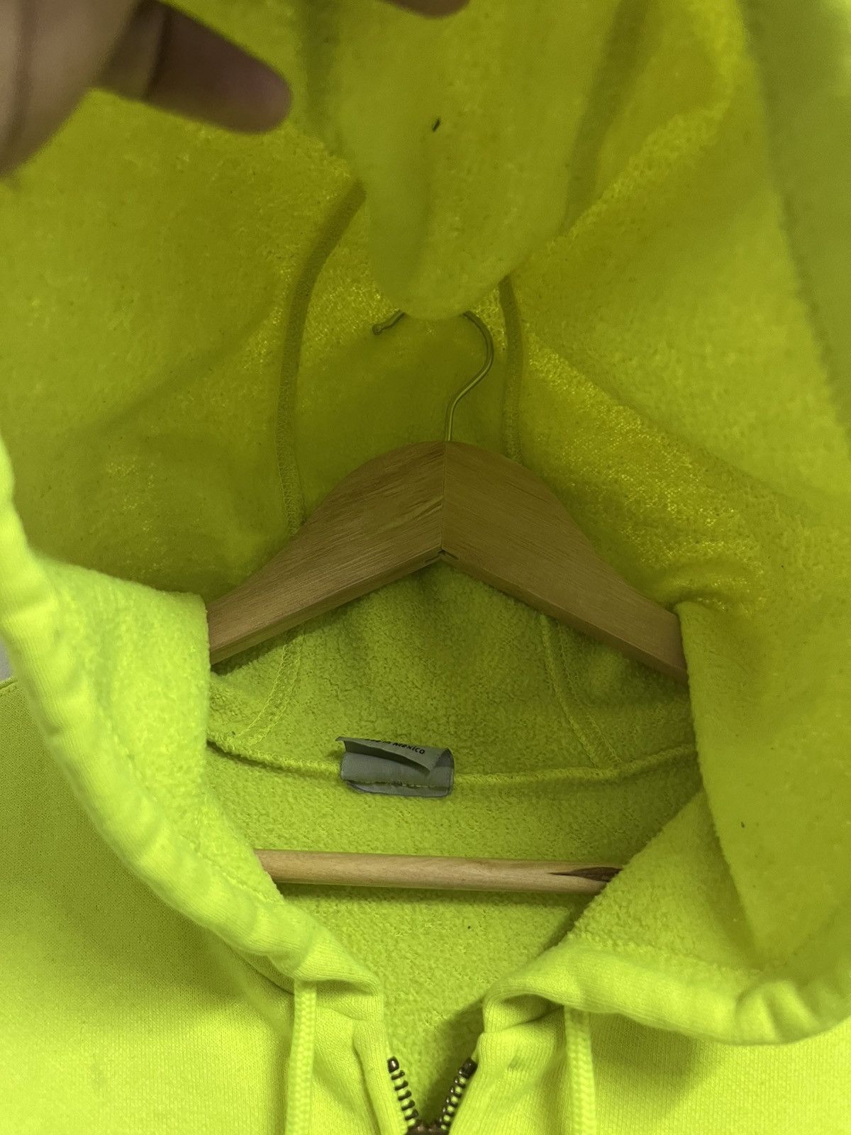 Carhartt 💥Thrashed Carhartt Neon Reflective Oversized Hoodie Size US XXL / EU 58 / 5 - 15 Thumbnail