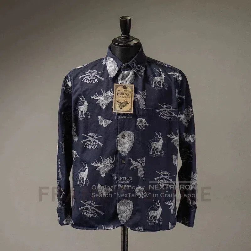 Hunter Glad Hand Hunters L/S Print Shirt. Size US M / EU 48-50 / 2 - 3 Thumbnail