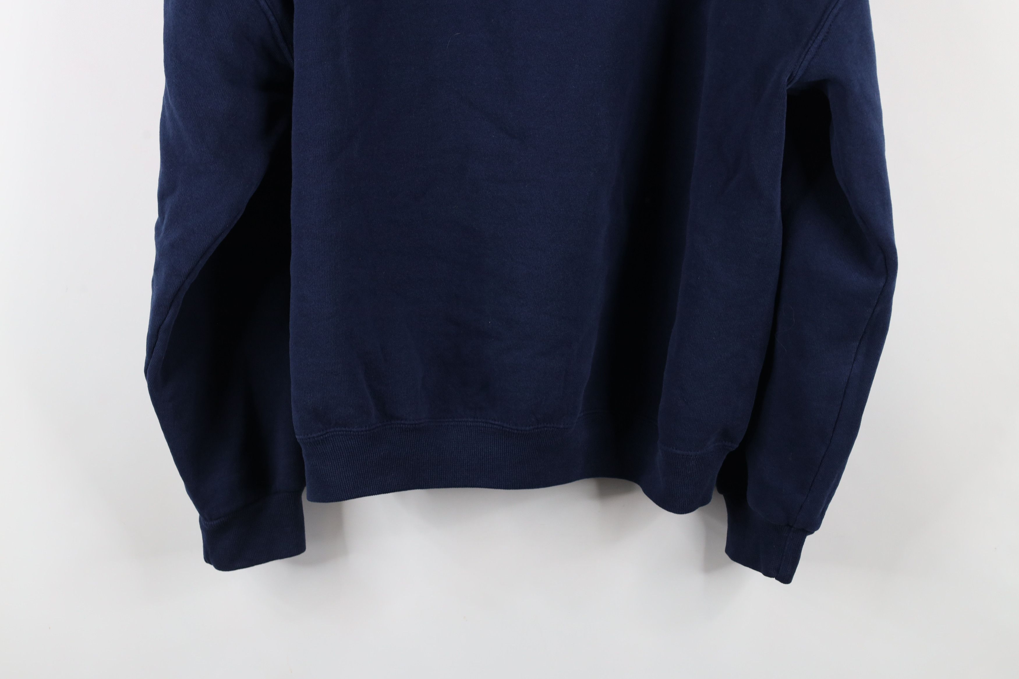 Russell Athletic × Vintage Vintage 90s Russell Athletic Blank Hoodie Sweatshirt Blue Size US XL / EU 56 / 4 - 12 Thumbnail
