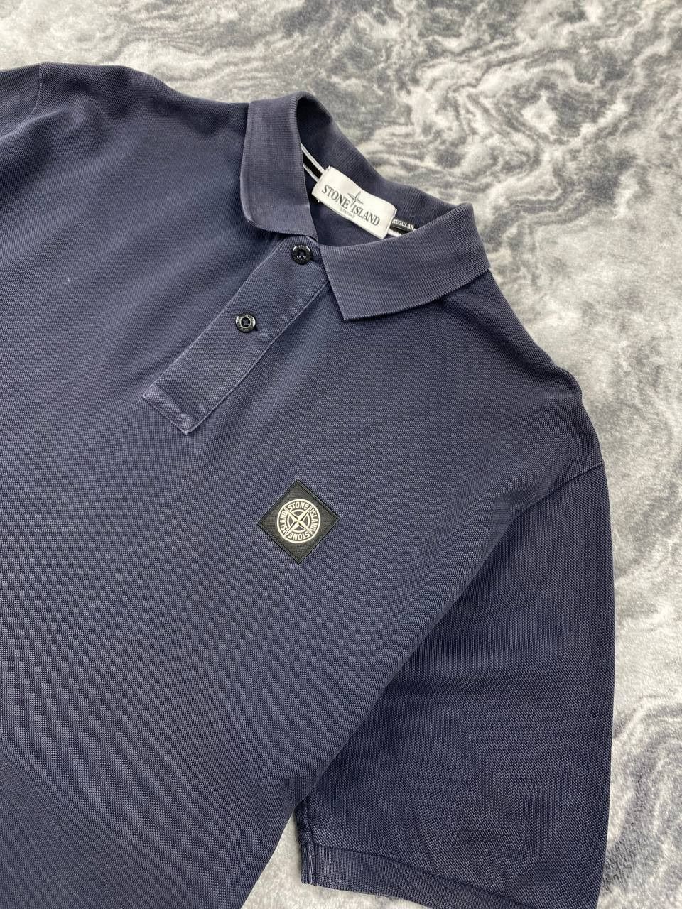 Stone Island Stone Island Polo Shirt Patch Program Men Size XL Blue Size US XL / EU 56 / 4 - 2 Thumbnail