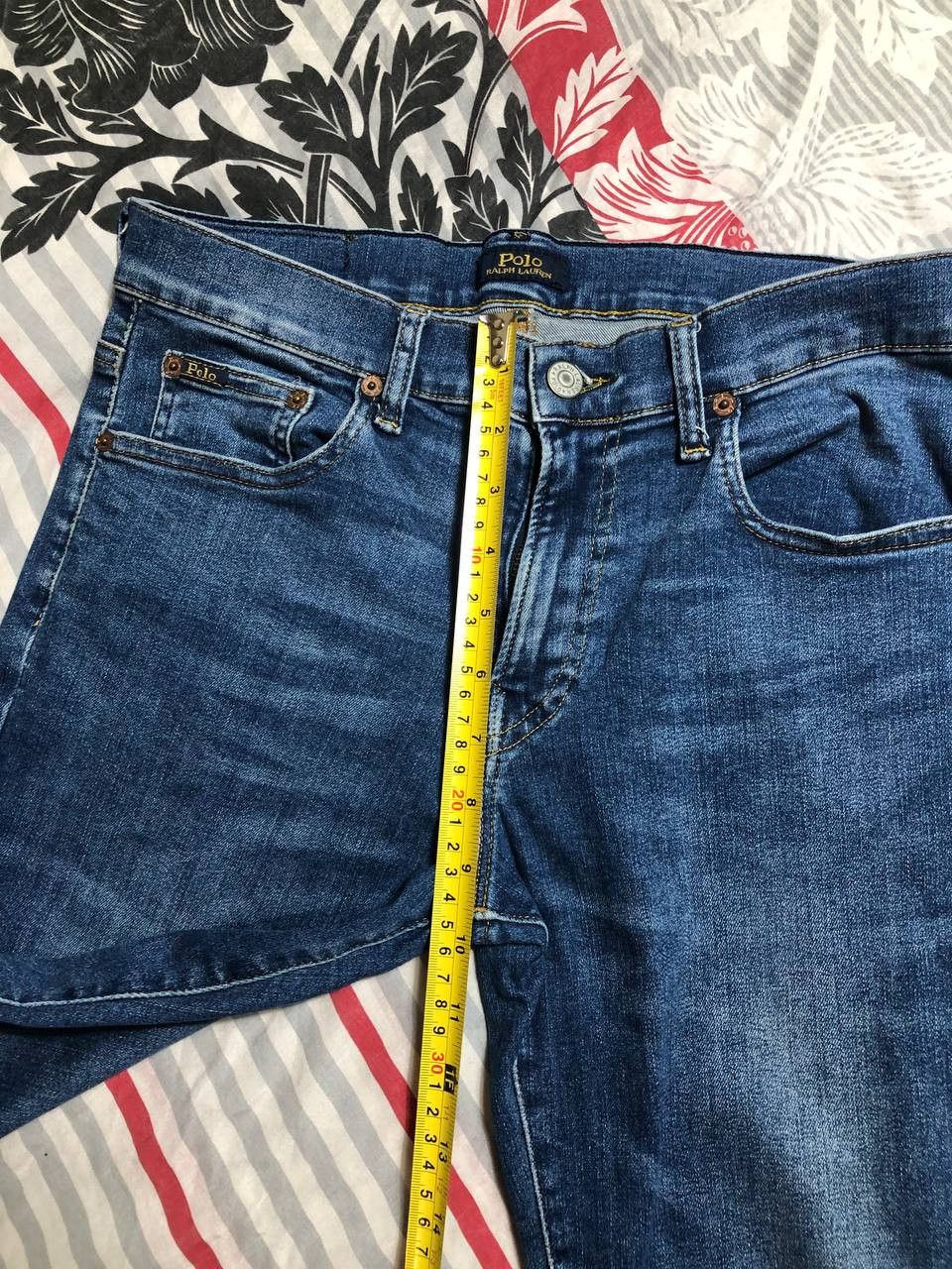Japanese Brand × Polo Ralph Lauren Crazy Crash Dirty Baggy Faded Jean Japan Avant Garde Style Size US 28 / EU 44 - 16 Thumbnail