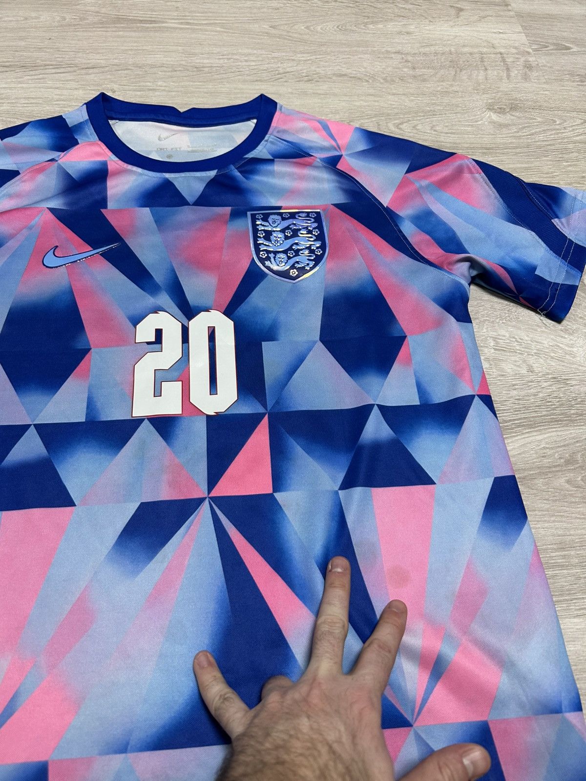 Nike England Football Shirt Away Kit 2020 2021 Phil Foden Jersey Size US M / EU 48-50 / 2 - 8 Thumbnail
