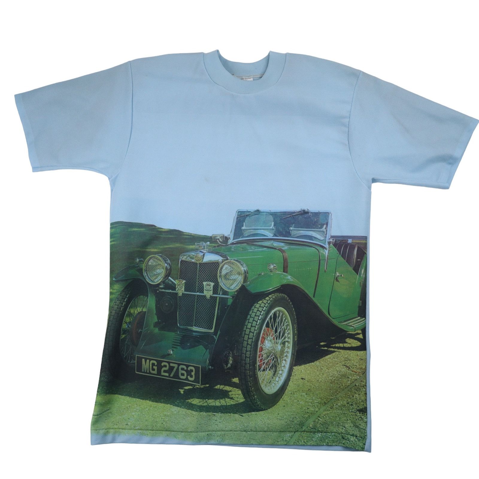 JCPenney × Vintage VTG 70s JC Penney Photorealistic MG Automobile Graphic T Size US M / EU 48-50 / 2 - 1 Thumbnail