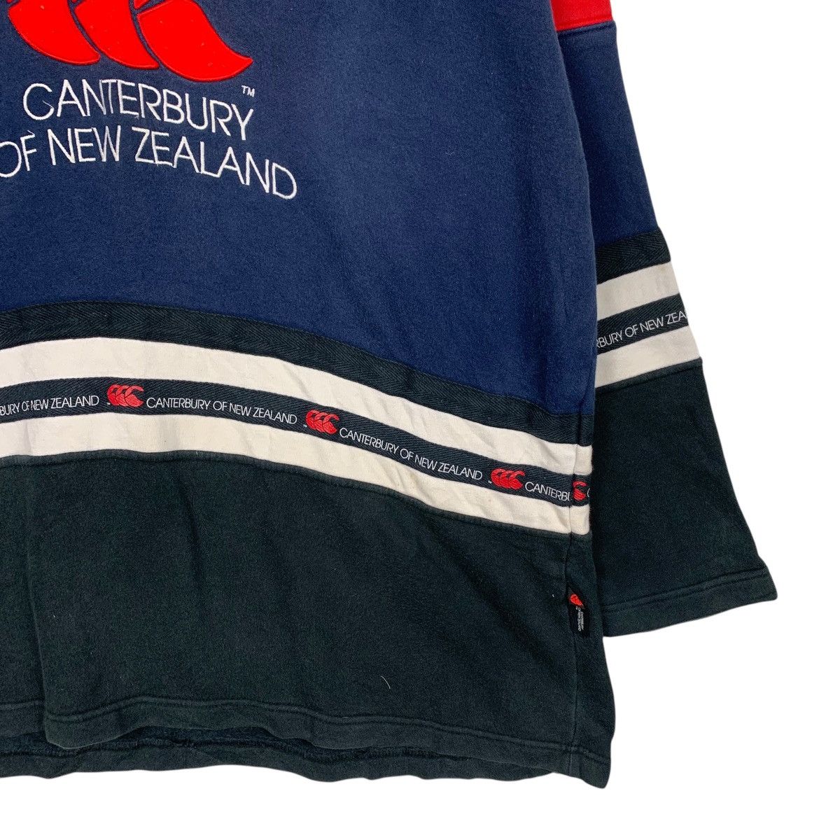 Canterbury of New Zealand CANTERBURY Embroidery Big Logo Colorblock Sweater #1742-C77 Size US L / EU 52-54 / 3 - 4 Thumbnail