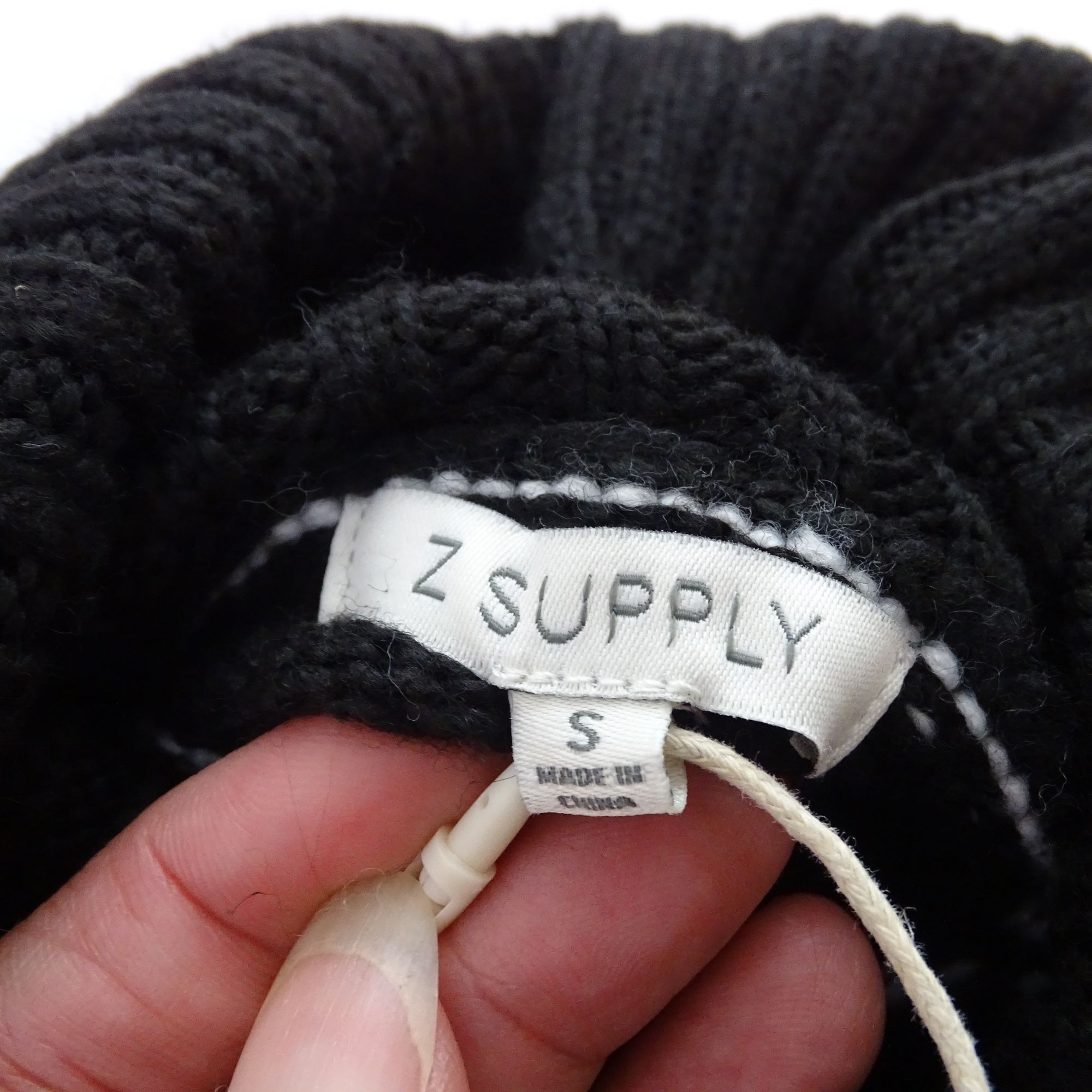 Z Supply Z Supply Josephine Stripe Sweater Black Turtleneck Small Size S / US 4 / IT 40 - 5 Thumbnail