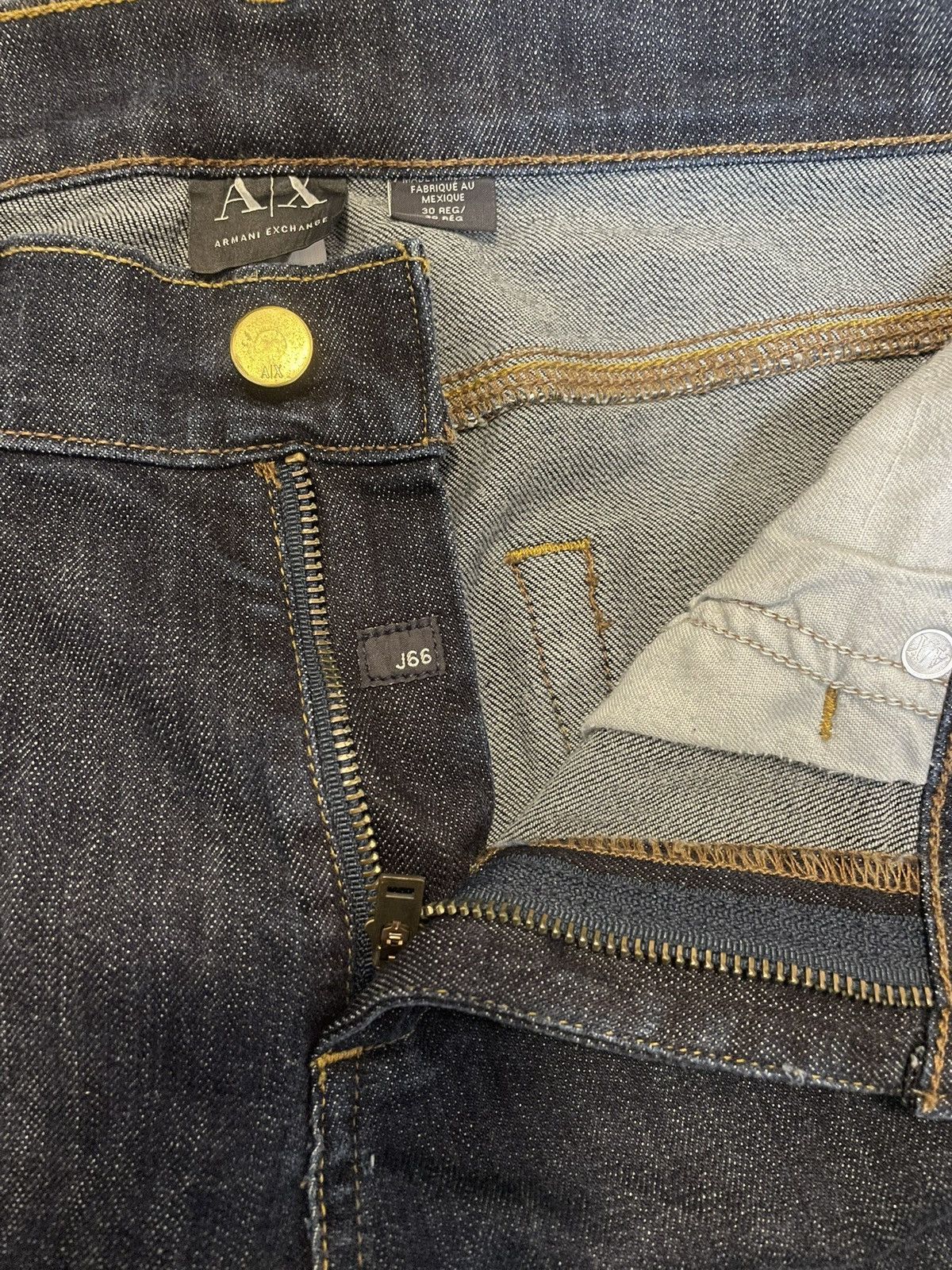 Armani Exchange Armani Exchange J66 Jeans Low Rise Straight Leg Regular Size US 30 / EU 46 - 5 Thumbnail