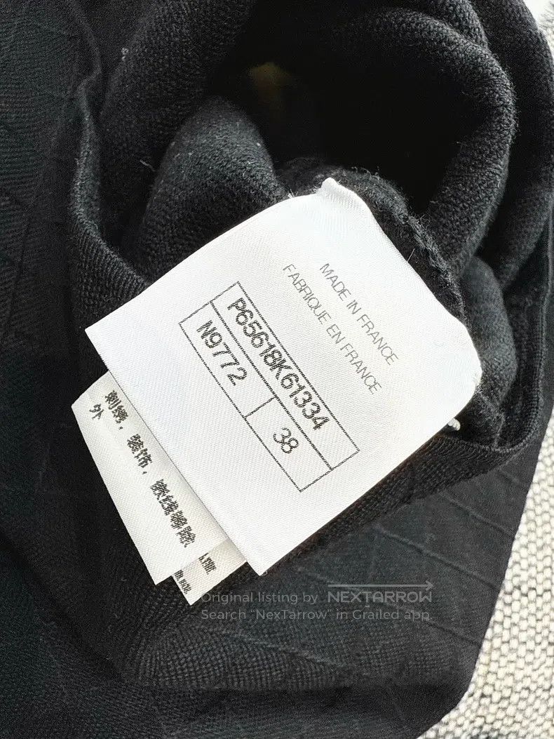 Chanel Chanel 20k equestrian series lace stitching black and whit Size XS / US 0-2 / IT 36-38 - 7 Thumbnail