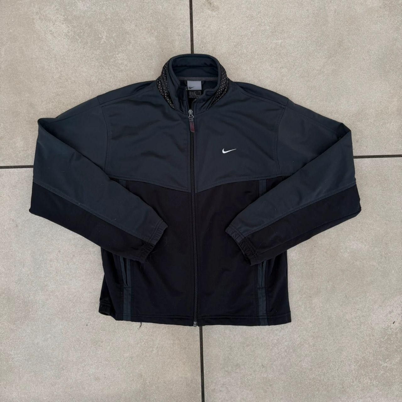 Nike Nike Vintage 90s Track Jacket Black Retro Size US S / EU 44-46 / 1 - 1 Thumbnail