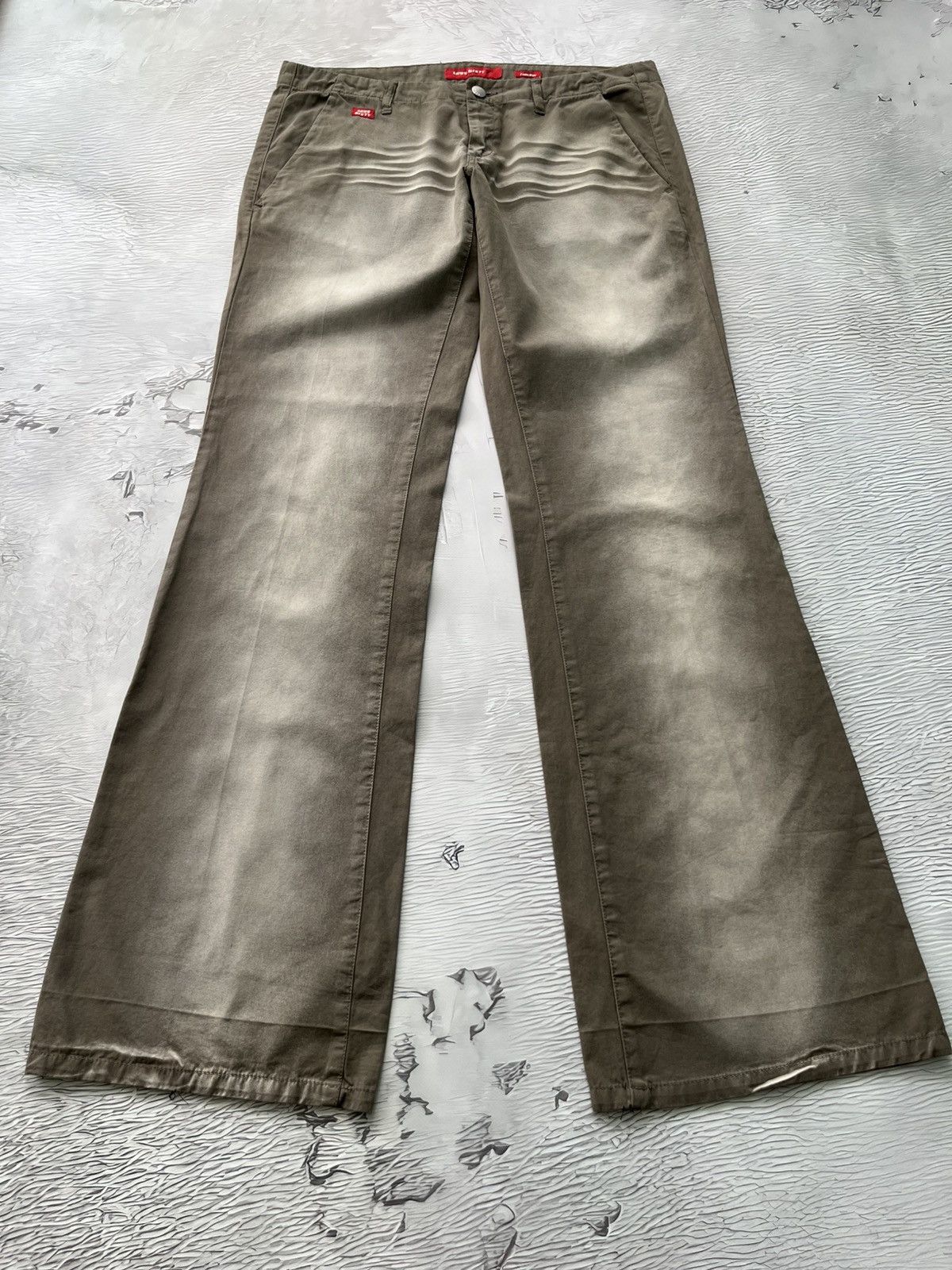 Miss Sixty Rare Miss Sixty Wide Leg Y2K Pants If Six Was Nine Beige Size 30" / US 8 / IT 44 - 3 Thumbnail