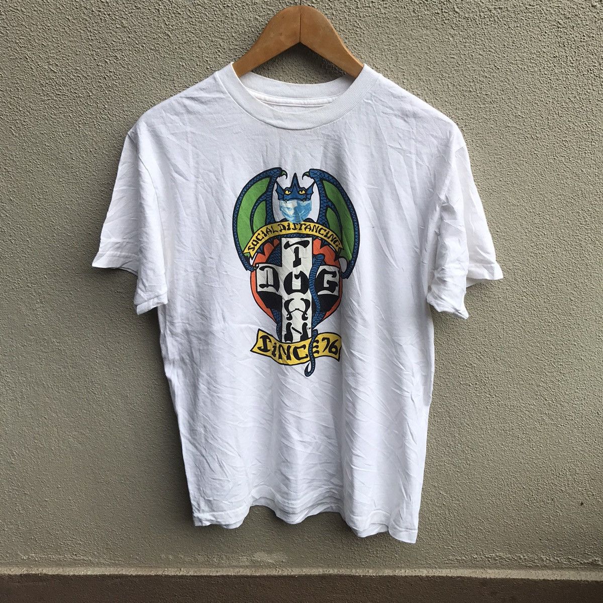 Dogtown × Vintage DOGTOWN skateboards tee old skate zepyhr hook 
