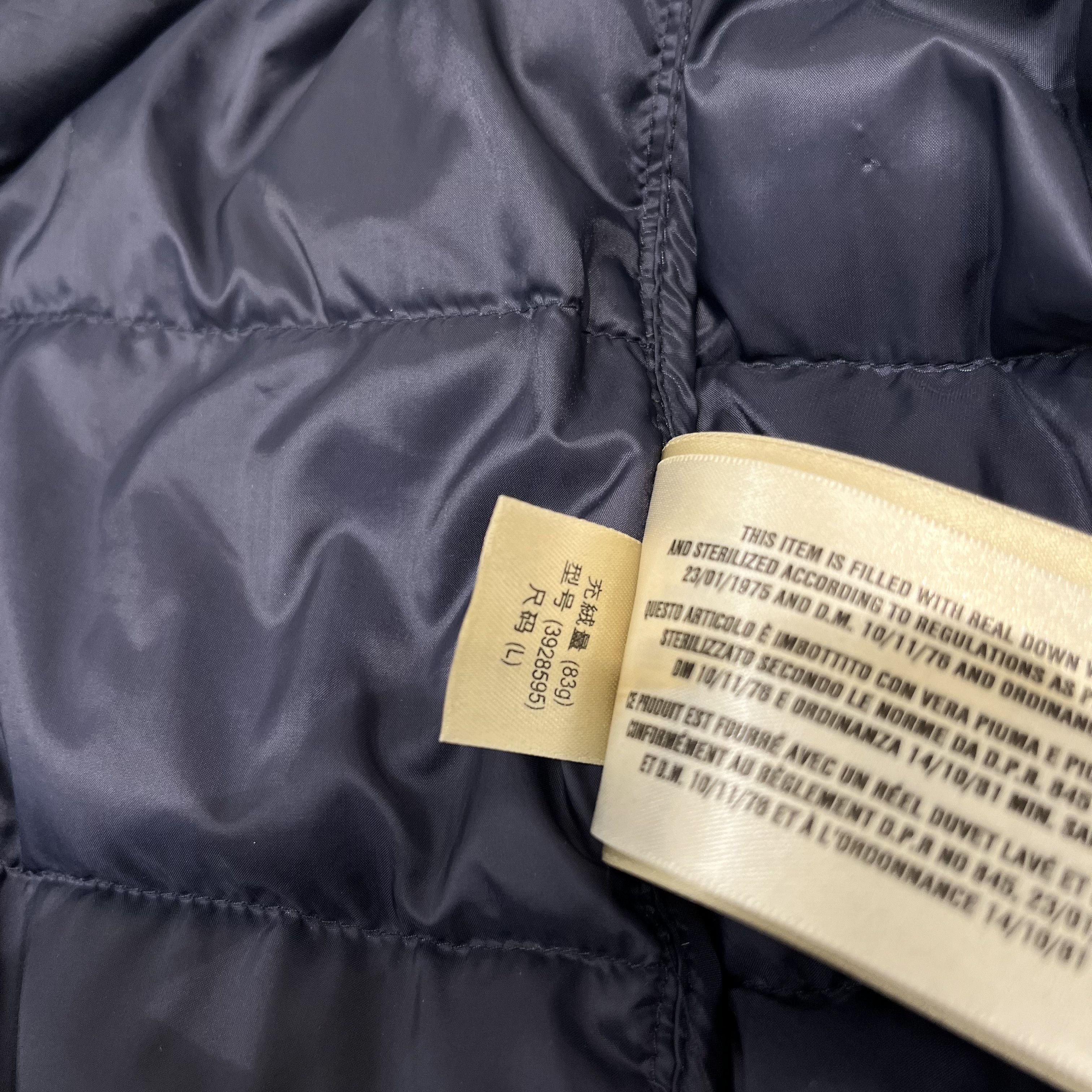 Burberry Burberry Lightweight Navy Puffer Jacket Size US L / EU 52-54 / 3 - 20 Thumbnail