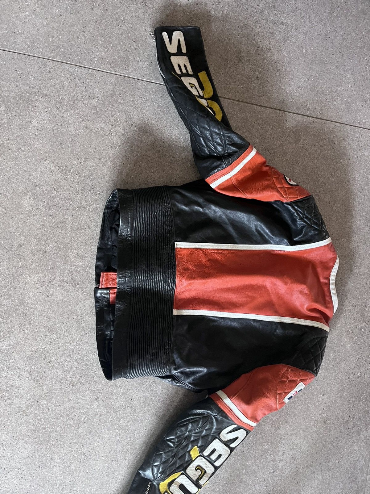 Vintage Seguea grand prix leather jacket Size US S / EU 44-46 / 1 - 2 Thumbnail