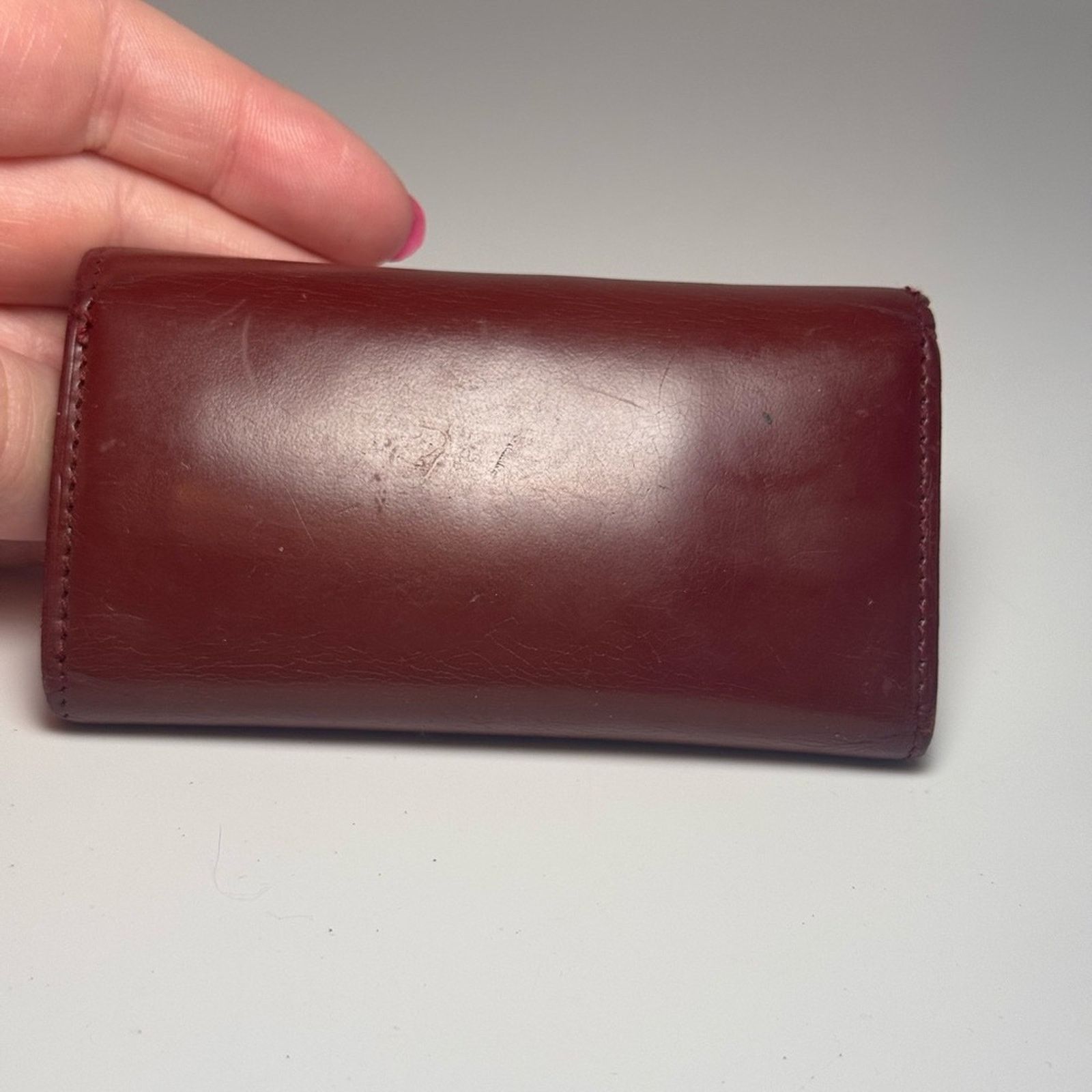 Cartier Cartier Burgundy Leather Unisex 4 Key Holder Size ONE SIZE - 2 Thumbnail