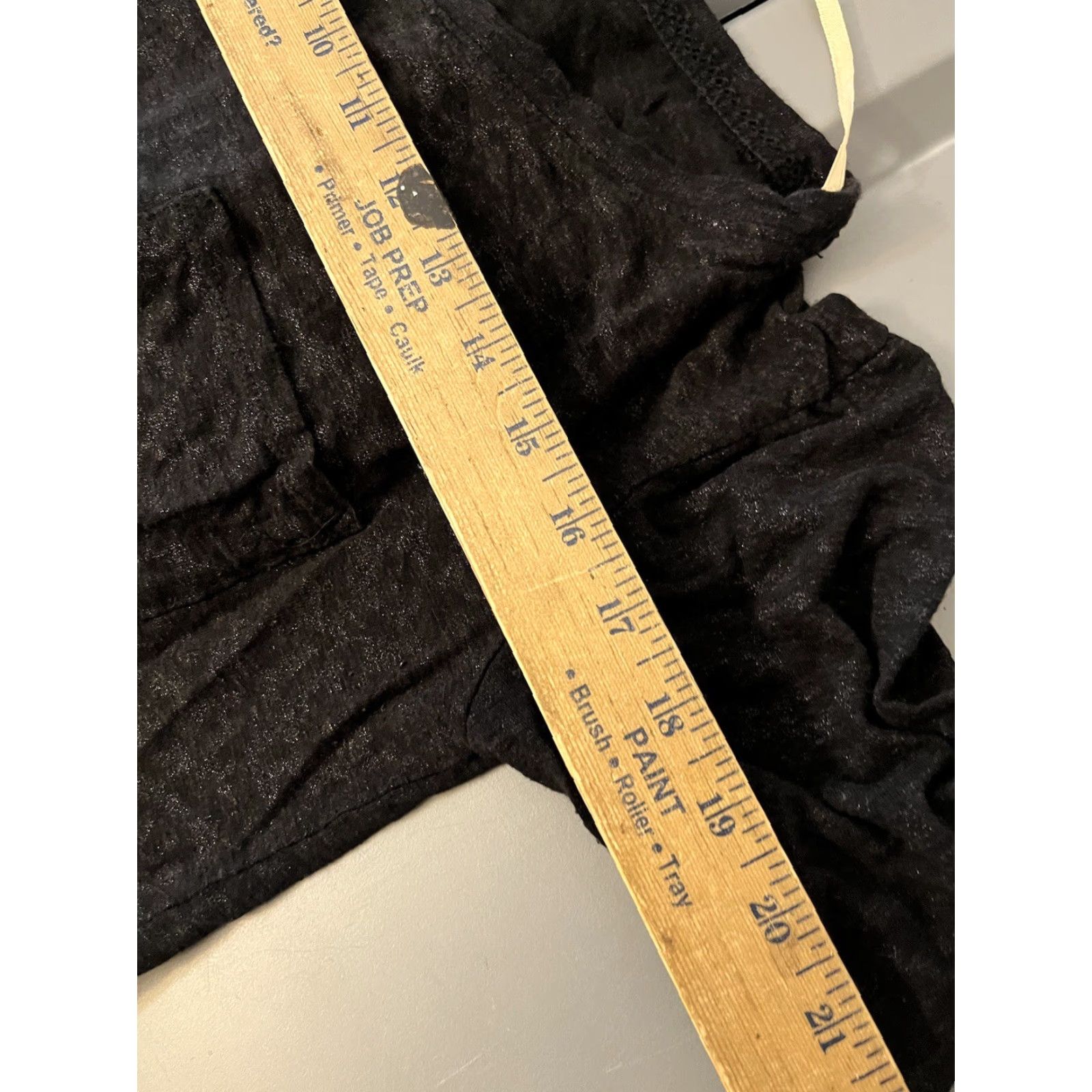 Vintage Democracy T-Shirt Women’s Black Rayon Linen Short Sleeve Size Small Black Mens Womens Girls Boys Size S / US 4 / IT 40 - 6 Thumbnail