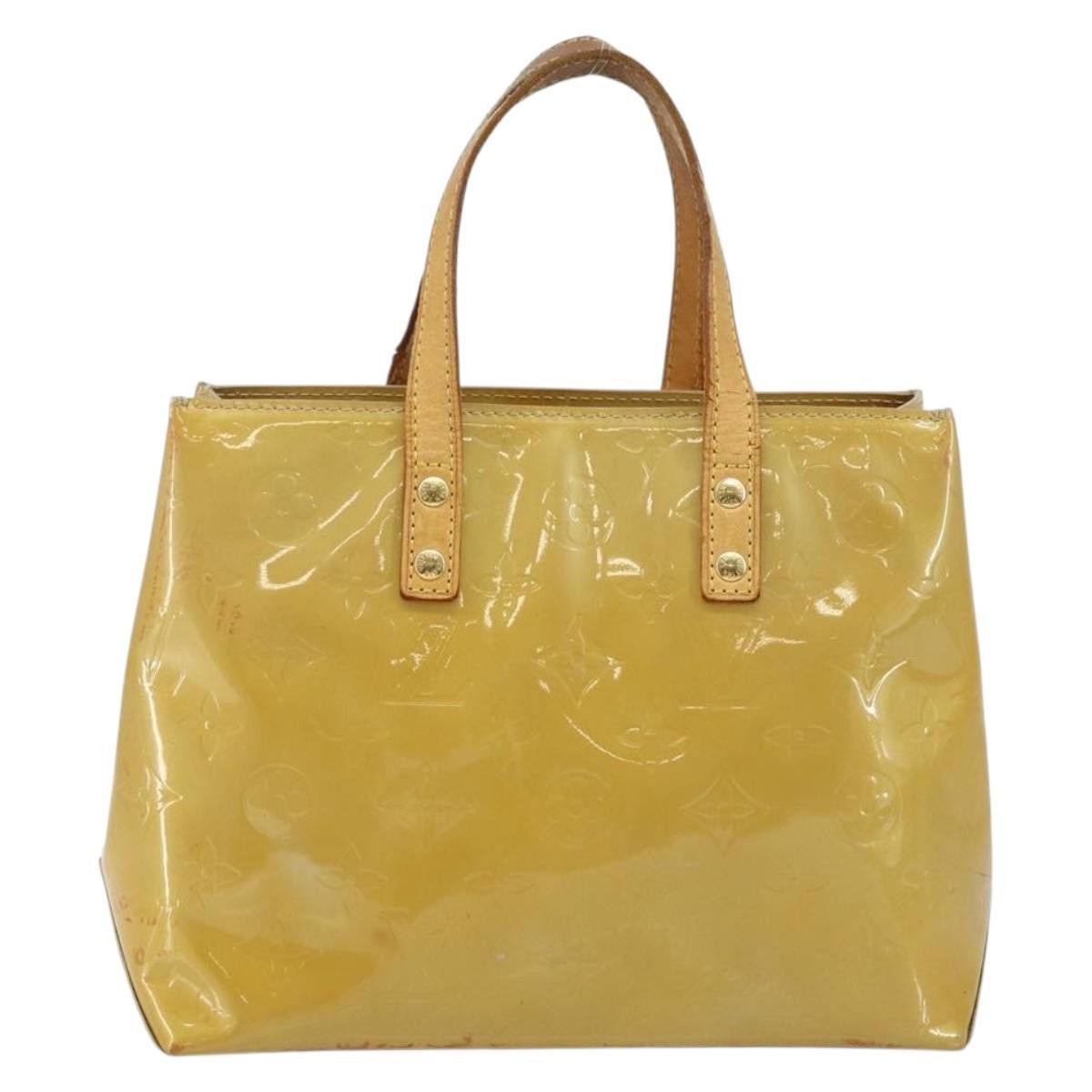 Louis Vuitton LOUIS VUITTON Monogram Vernis Reade PM Hand Bag Beige M91334 Size ONE SIZE - 2 Thumbnail