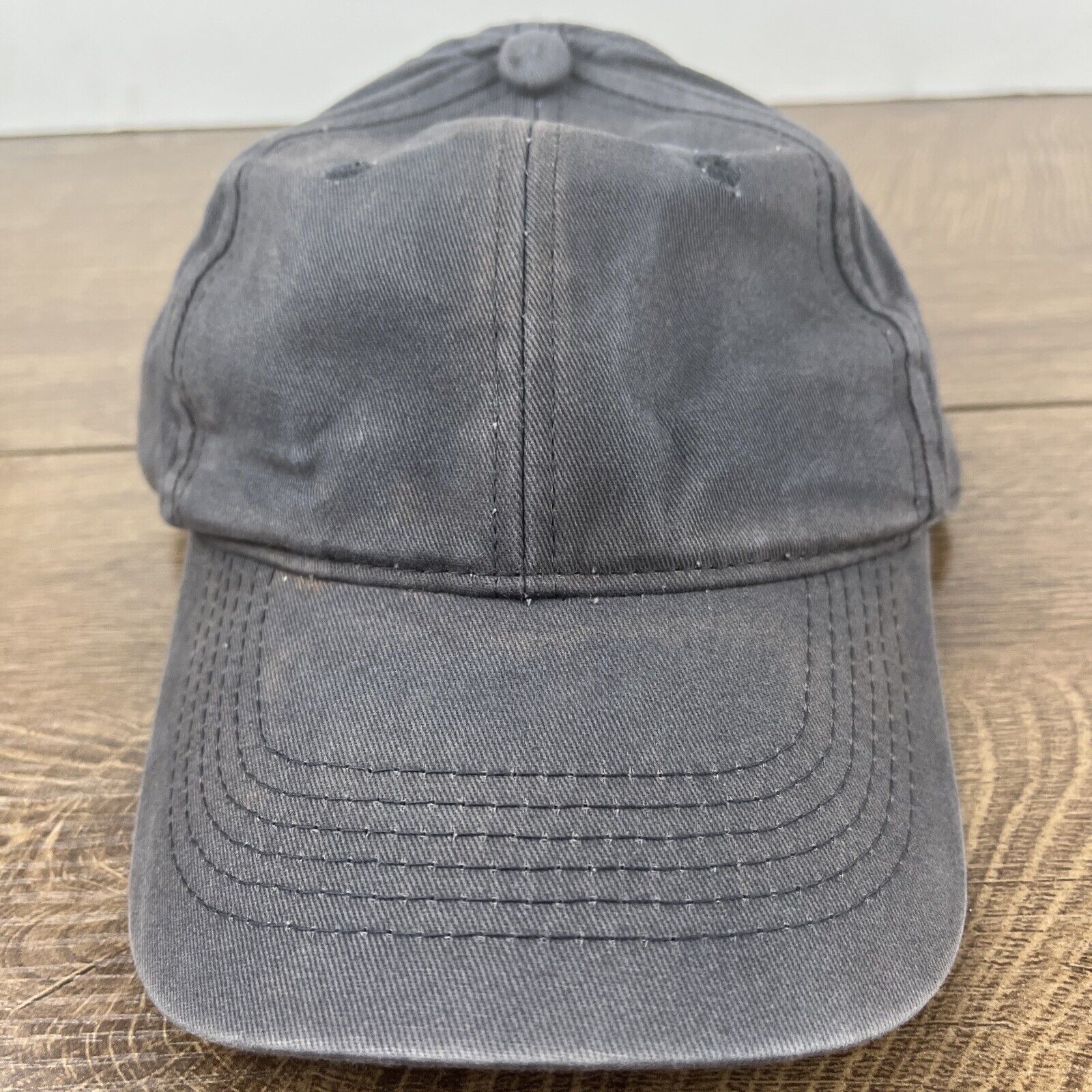 Other Plain Gray Baseball Cap Gray Hat Adjustable Adult Size Hat C Size ONE SIZE - 4 Thumbnail