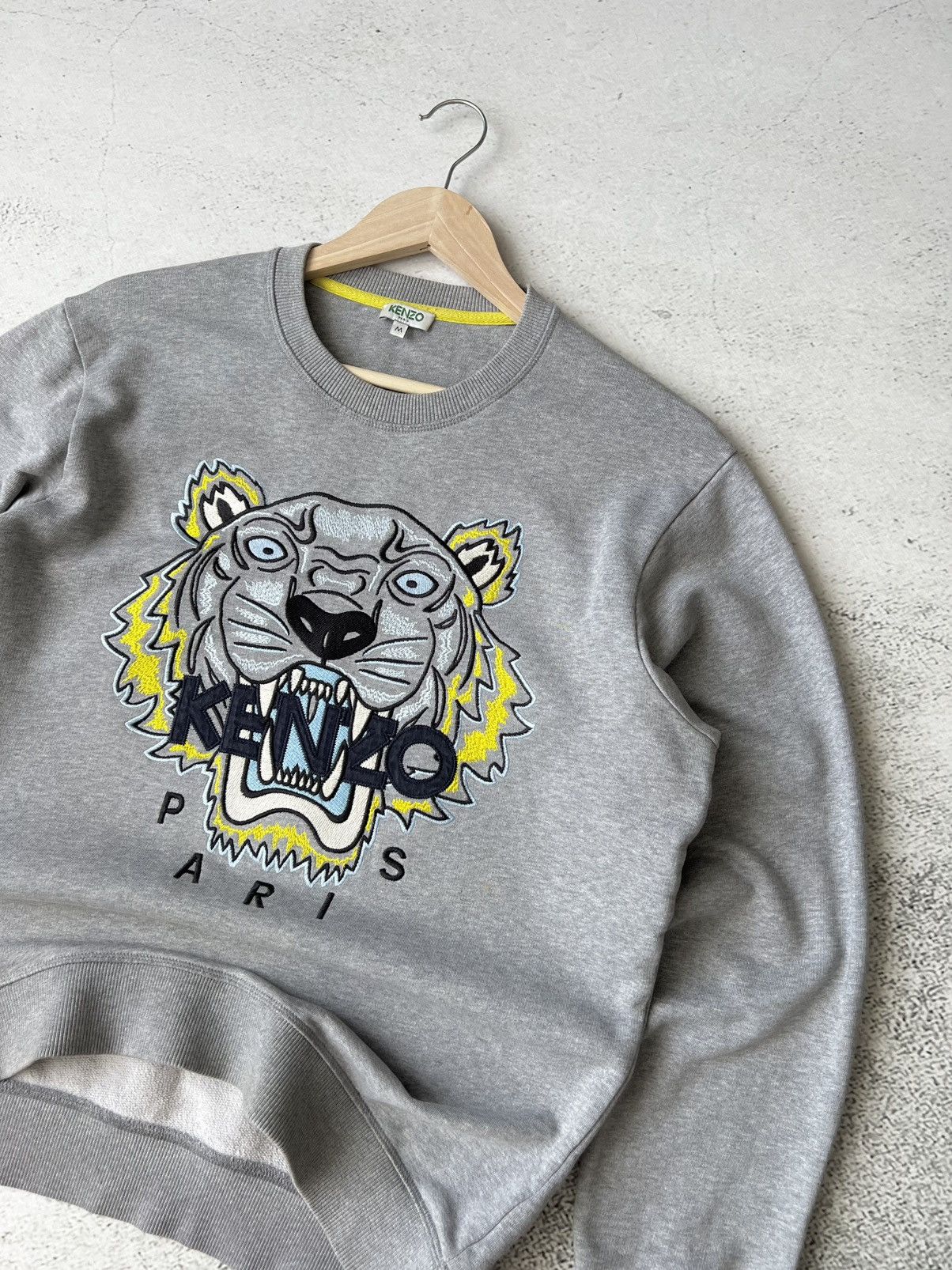 Kenzo 🐅 Kenzo Grey Tiger Sweatshirt Size M Size US M / EU 48-50 / 2 - 3 Thumbnail