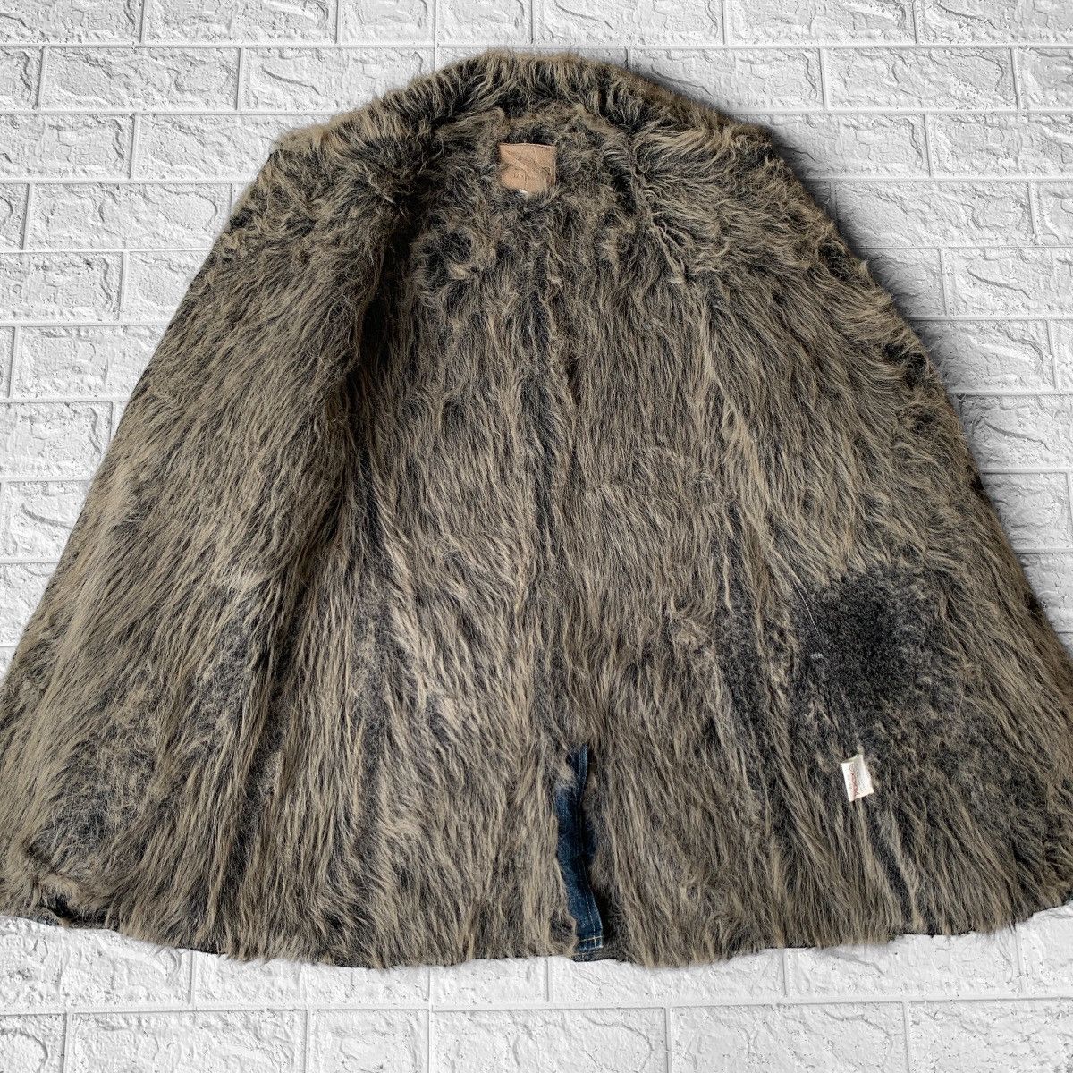 Backbone VINTAGE BACKBONE JAPAN FAUX FUR TRIM BLUE DENIM JACKET Size M / US 6-8 / IT 42-44 - 12 Thumbnail