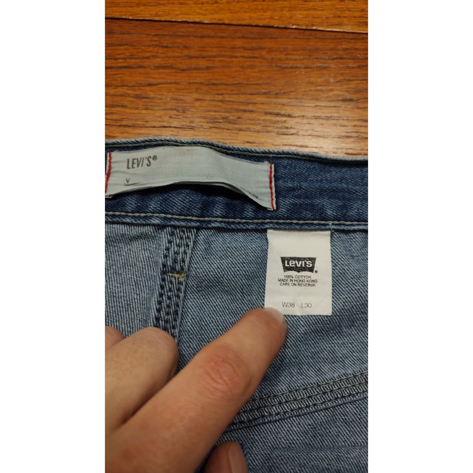 Levi's VINTAGE Levi's Carpenter Jeans Mens 38x30 Blue Relaxed Fit 5-Pocket Denim Seasonal 90s Skate Mens Size US 38 / EU 54 - 6 Thumbnail