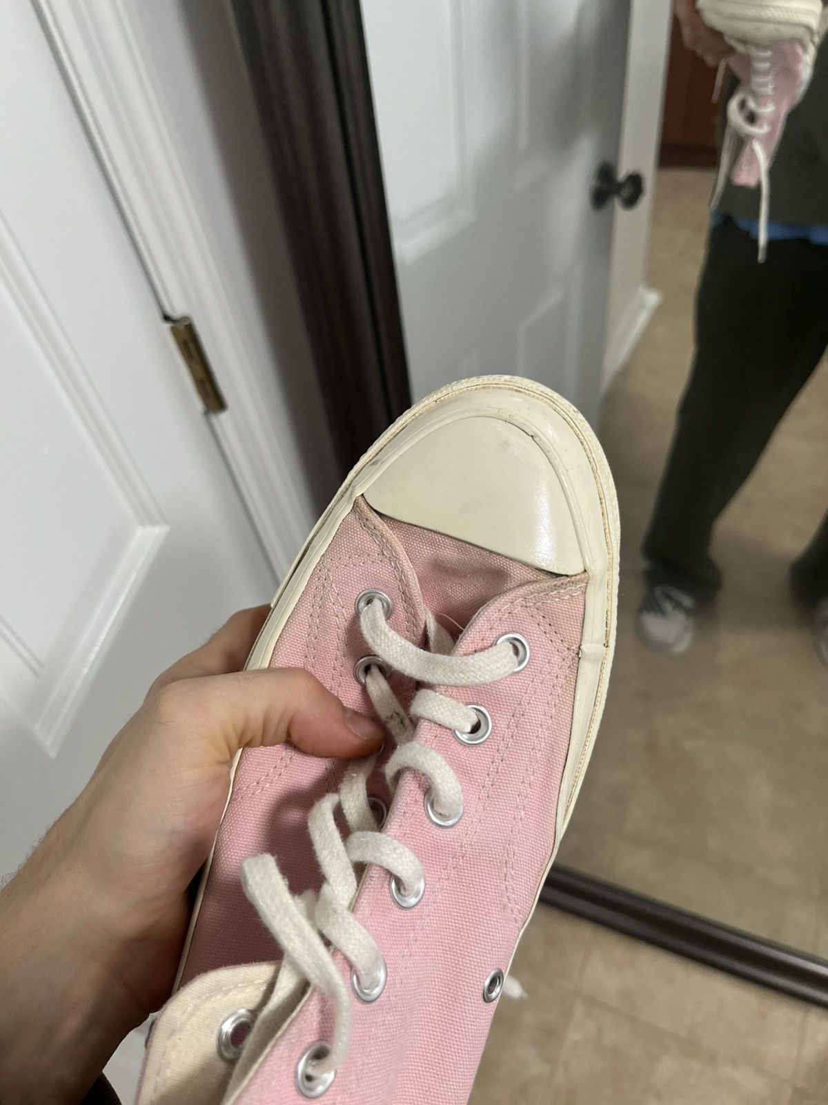 Converse × Golf le Fleur Converse x Golf le Fleur Chuck 70 Hi "Chenille" rare pink Size US 10.5 / EU 43-44 - 6 Thumbnail