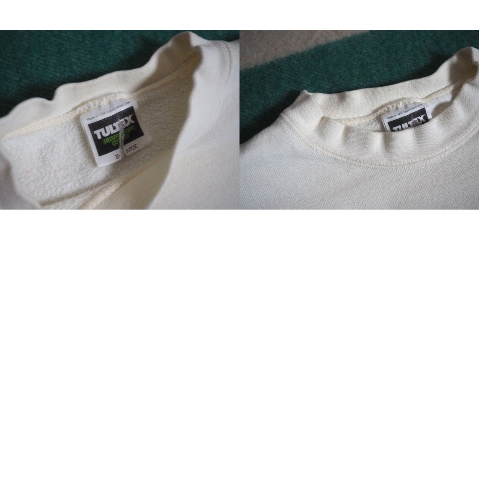 Tultex VINTAGE Tultex CHICAGO Skyline City Art Cream Ivory Pullover Sweatshirt XL Size US XL / EU 56 / 4 - 8 Thumbnail