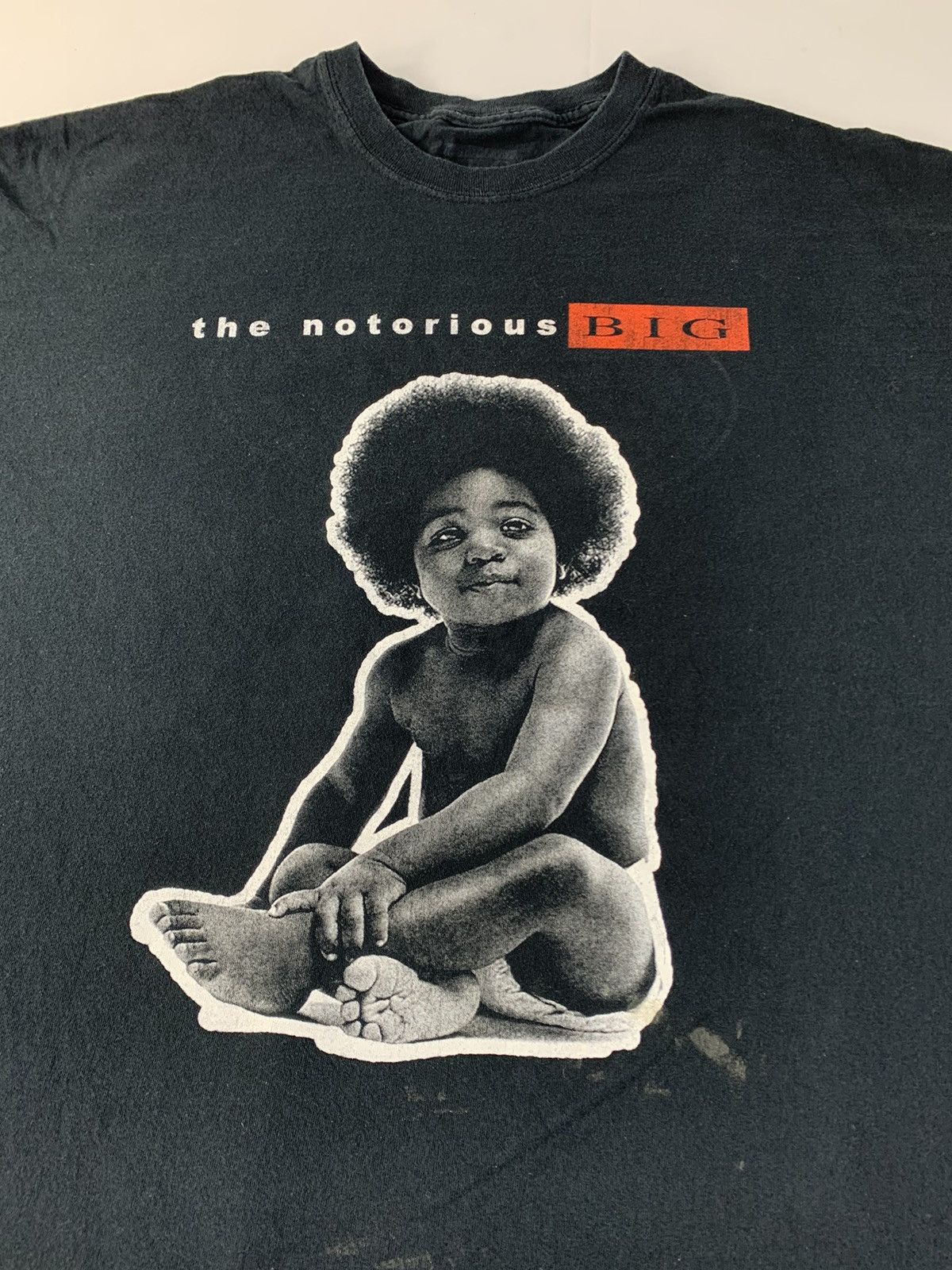 Rap Tees The Notorious BIG Biggie Small Rapper Black Baby Tee Size US XXL / EU 58 / 5 - 4 Thumbnail