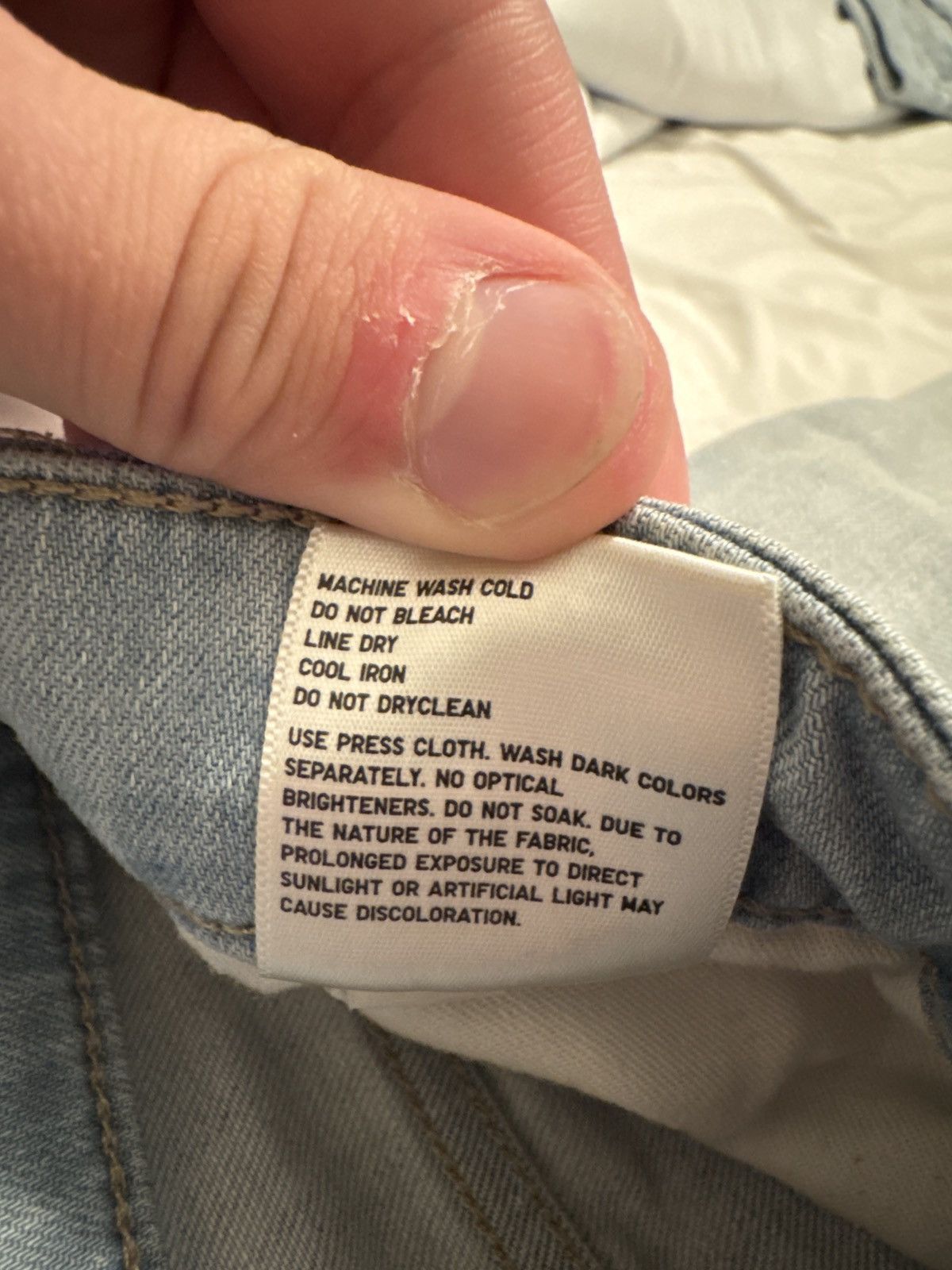 Uniqlo Uniqlo Straight Slim Fit Jean Size US 34 / EU 50 - 6 Thumbnail