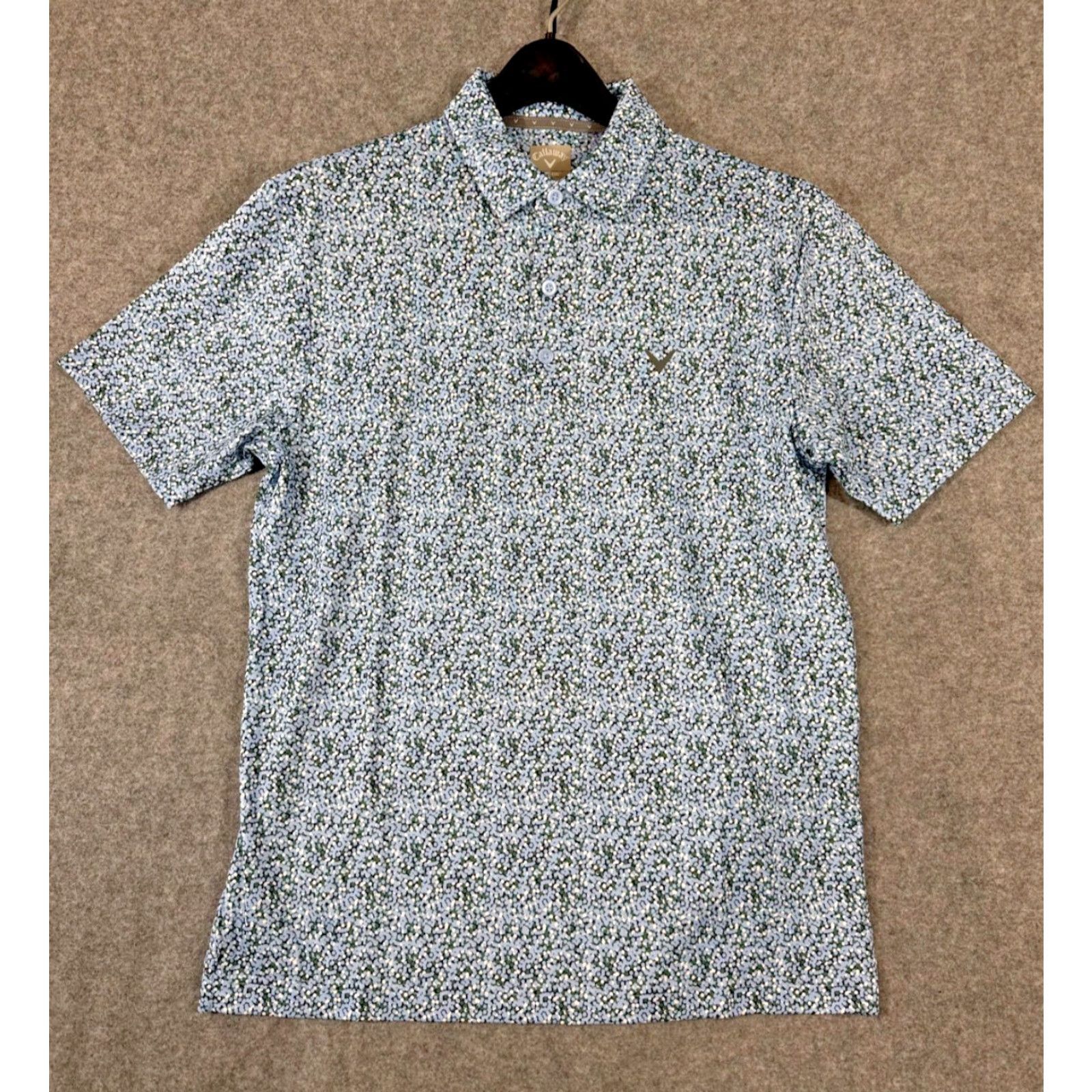 Callaway Callaway Polo Shirt Mens Small Blue Green Stretch Golf Performance Opti-Dri Short Sleeve Logo NWOT Size US S / EU 44-46 / 1 - 2 Thumbnail