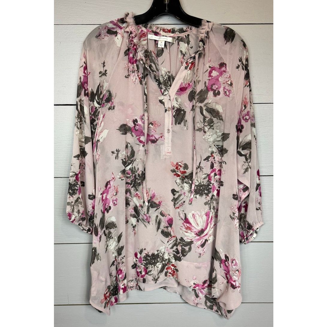 Other Lauren Conrad Long Sleeve Sheer Blouse Women's Size Medium Size M / US 6-8 / IT 42-44 - 1 Thumbnail