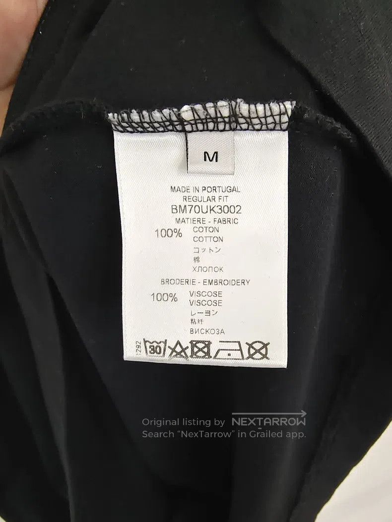 Givenchy Givenchy Black Embroidered T-Shirt (Unisex) Size US M / EU 48-50 / 2 - 4 Thumbnail