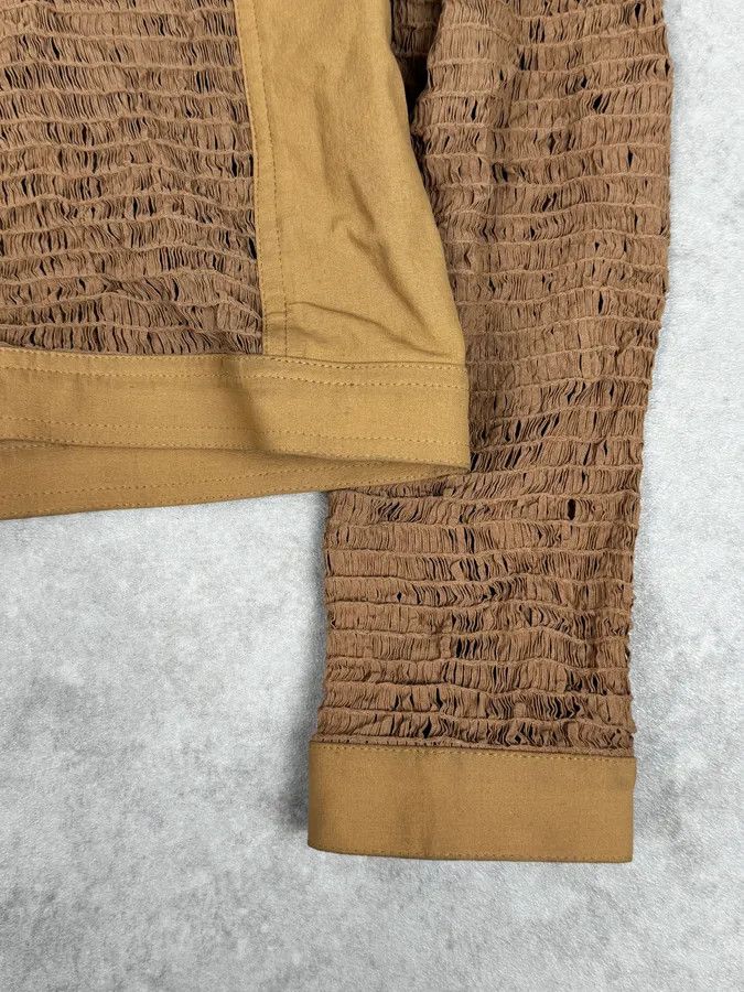 Vintage Plein Sud Beige Textured Net Fabric Jacket Size S / US 4 / IT 40 - 9 Thumbnail