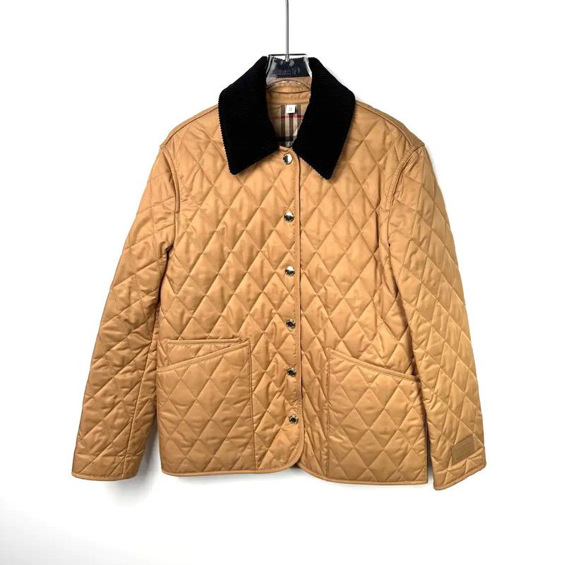 Burberry Burberry Women's Khaki Wool Cotton Jacket Size XS / US 0-2 / IT 36-38 - 1 Thumbnail