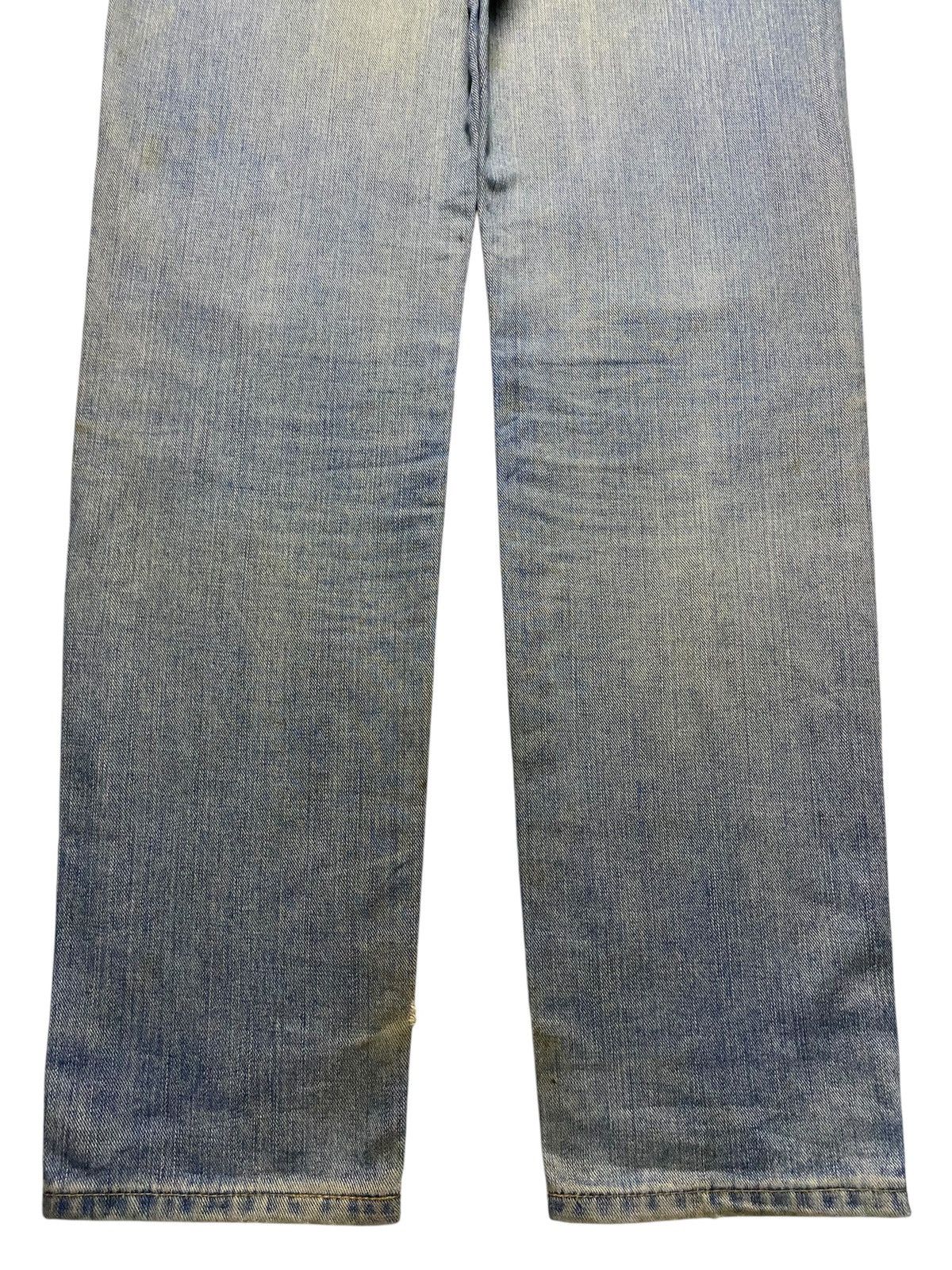 Edwin Vintage Edwin 407 Grunge Blue Wash Distressed Jeans Size US 34 / EU 50 - 6 Thumbnail