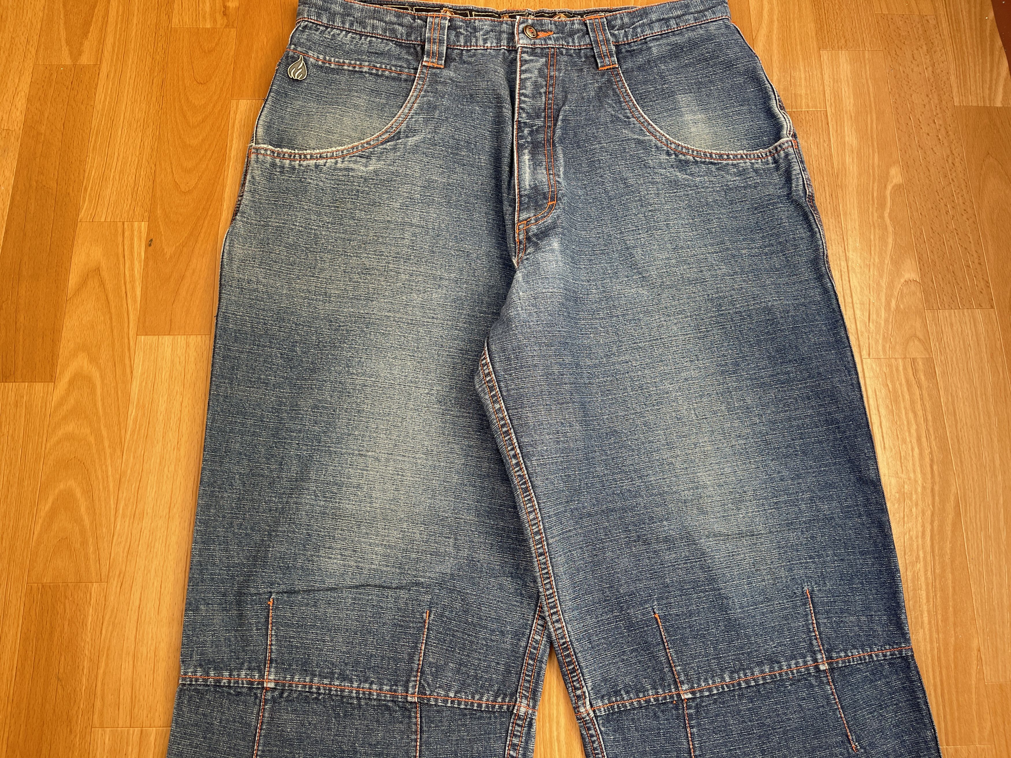 Wu-Tang Clan Johnny Blaze jeans, Wu Wear, vintage hip hop baggy, 90s 36 Size US 36 / EU 52 - 8 Thumbnail
