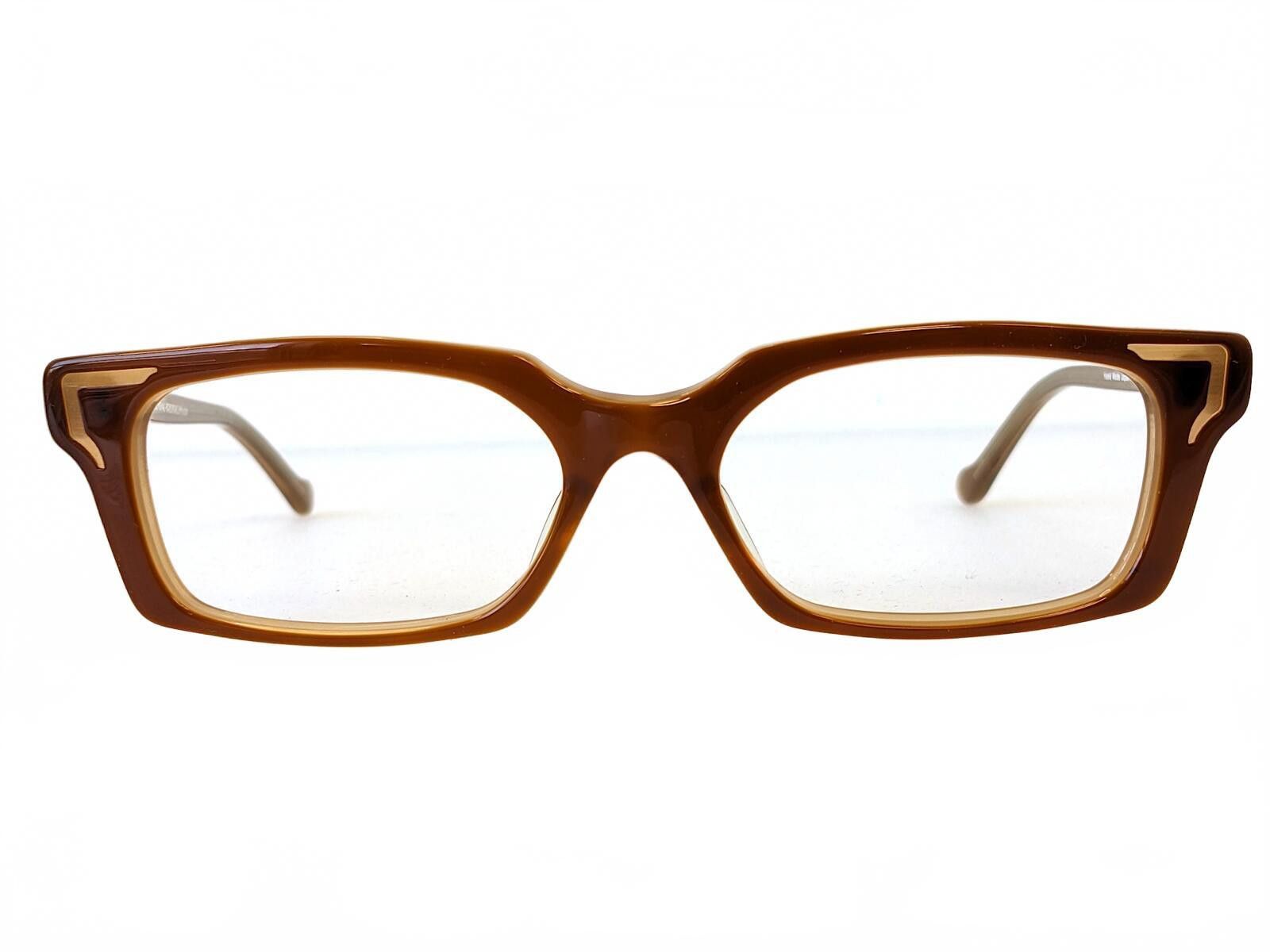 Other Morgenthal Frederics Dragonfly Eyeglasses Japan Amber Brown Size ONE SIZE - 2 Thumbnail
