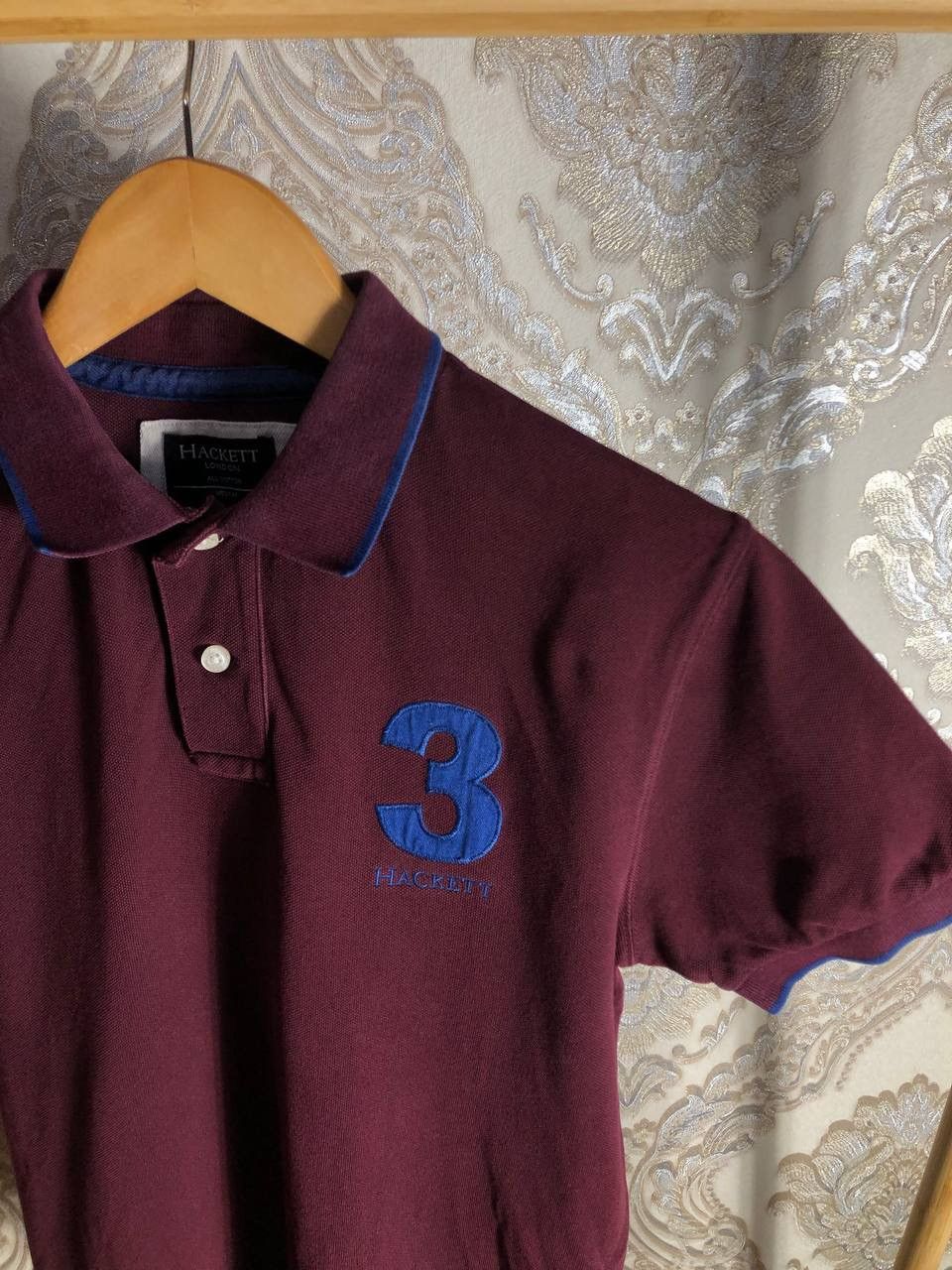 Hackett × Vintage VERY RARE HACKETT 3 POLO DESIGNER ENGLAND STYLE CASUAL DELUX Size US M / EU 48-50 / 2 - 2 Thumbnail