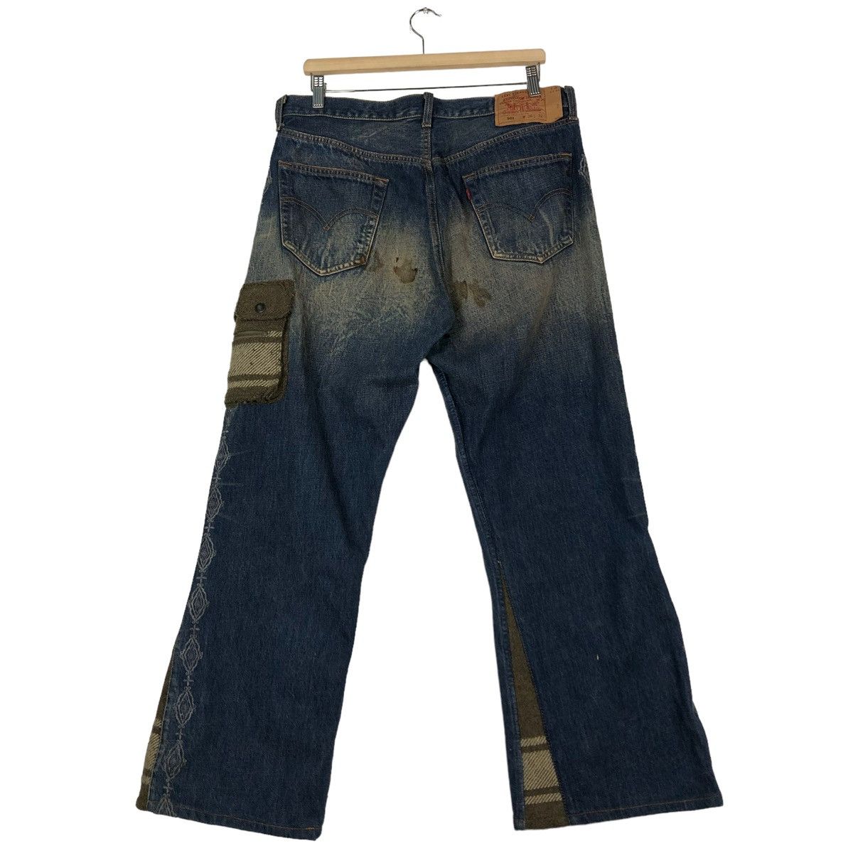 Levi's 🔥VINTAGE LEVIS DENIM JEANS RARE DESIGN COMME CA ISM JAPAN Size US 34 / EU 50 - 8 Thumbnail