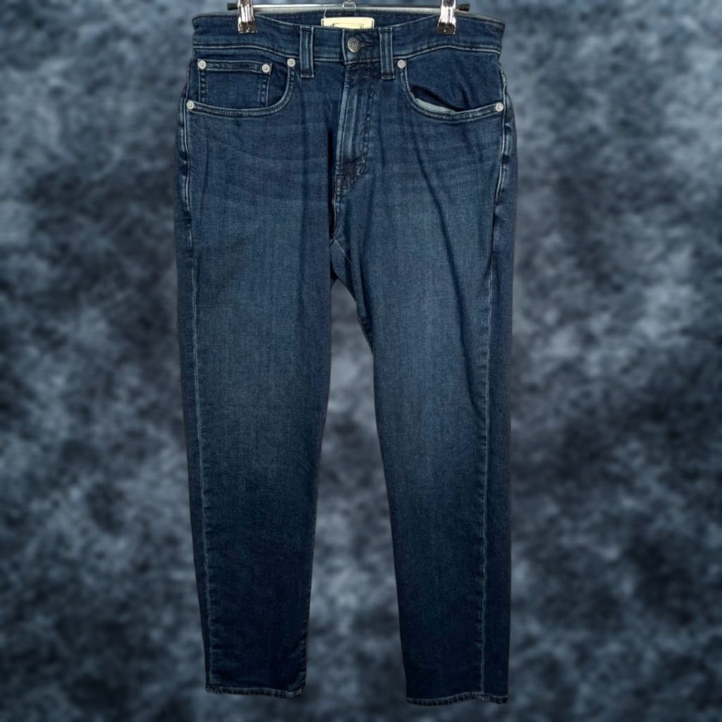 Madewell Madewell Jeans Slim Fit Denim 30 Blue Cotton Blend Mens Regular Waist 30 Inseam 30 Five-Pocket Traditional Zip Vintage No (N/A) Size US 30 / EU 46 - 1 Thumbnail
