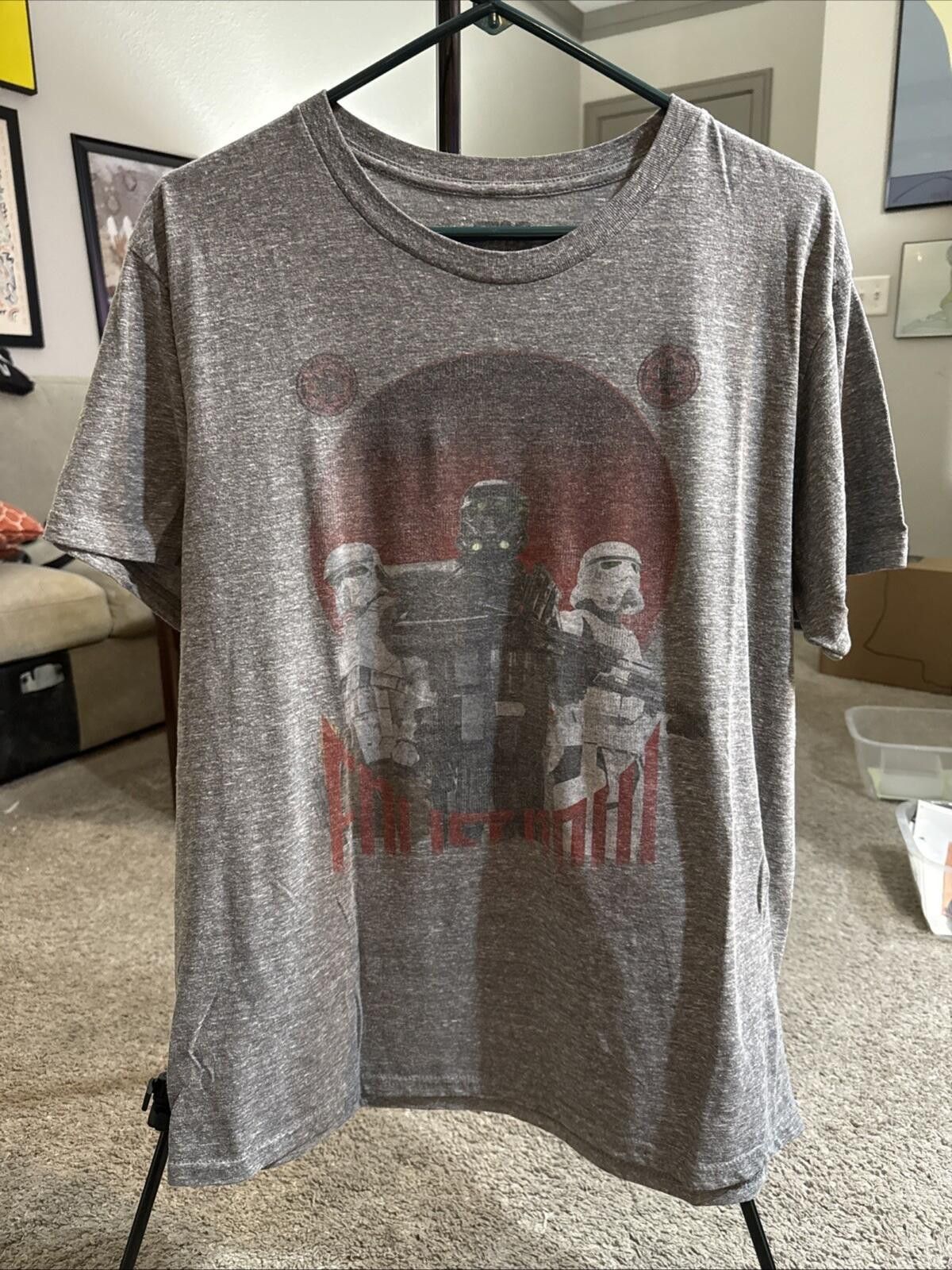 Empyre Star Wars Enlist Now Empire T-Shirt Mens Size L Heather Gray Size US L / EU 52-54 / 3 - 1 Thumbnail